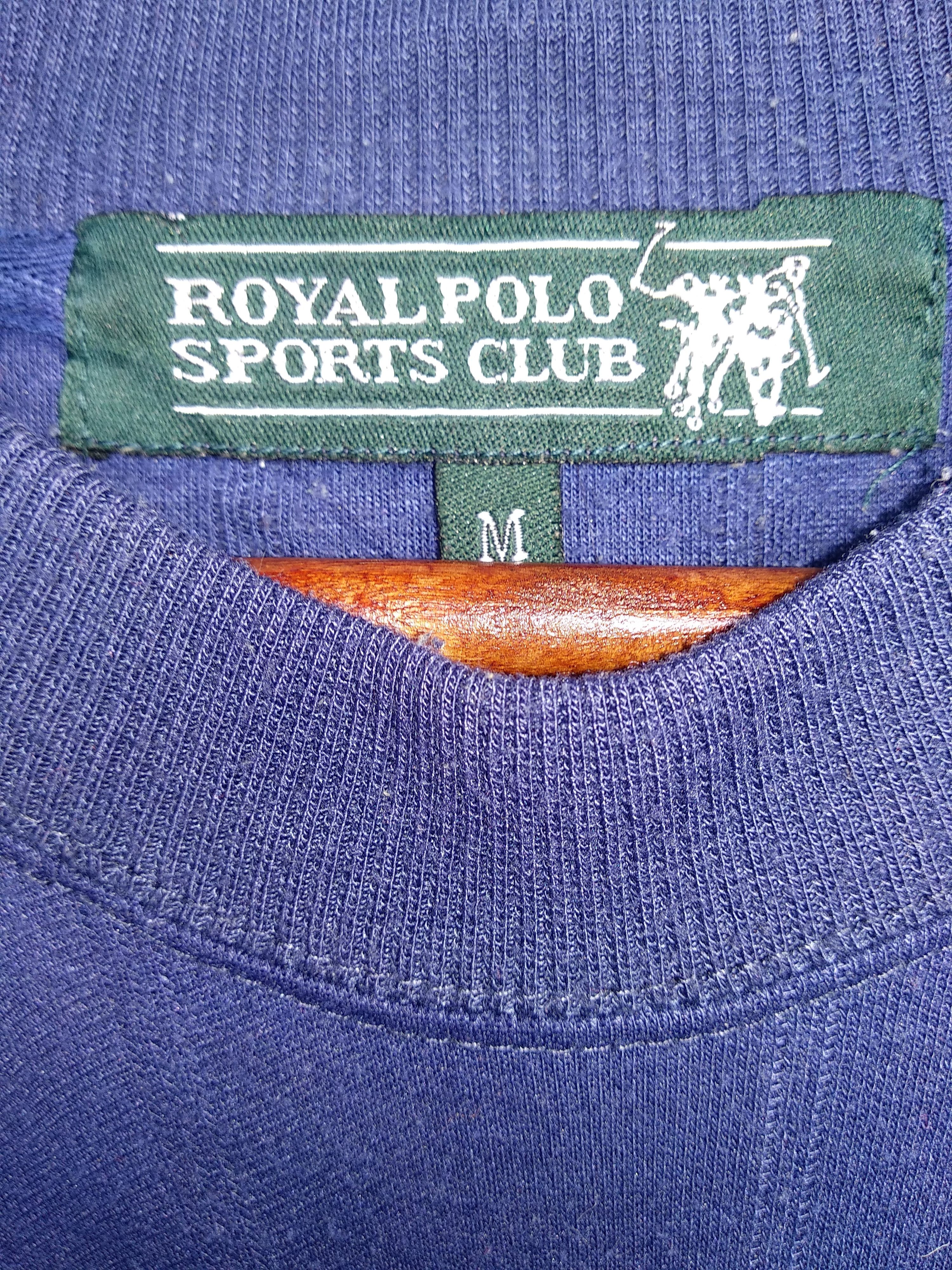 U.S. Polo Assn. × Vintage Vintage Royal Polo Sports Club Sweatshirt/Size M/Dark Blue Size US M / EU 48-50 / 2 - 4 Thumbnail