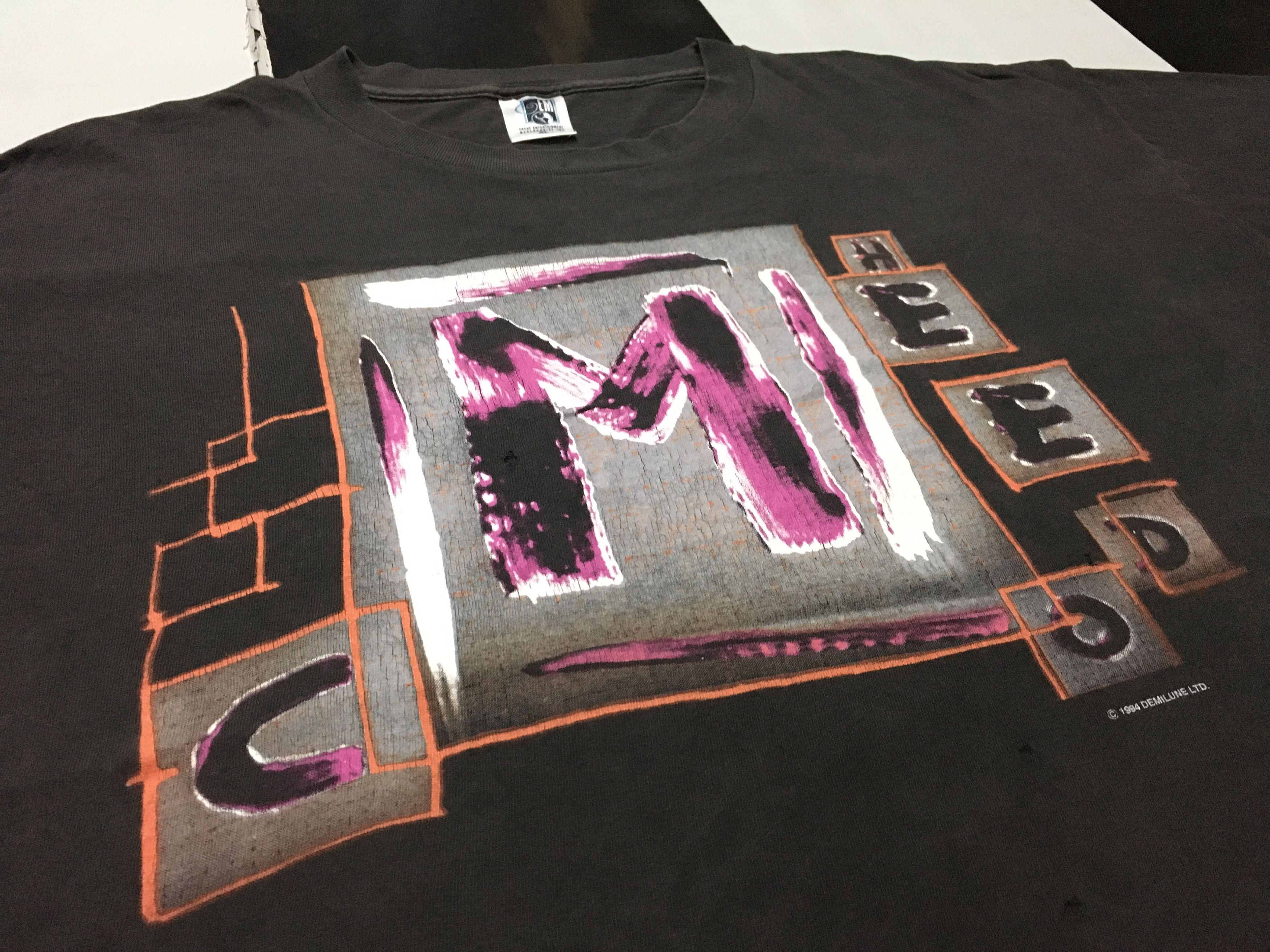 Band Tees × Vintage Vintage Depeche Mode Shirt 1994 GEM Single Stitch Size US XL / EU 56 / 4 - 1 Thumbnail