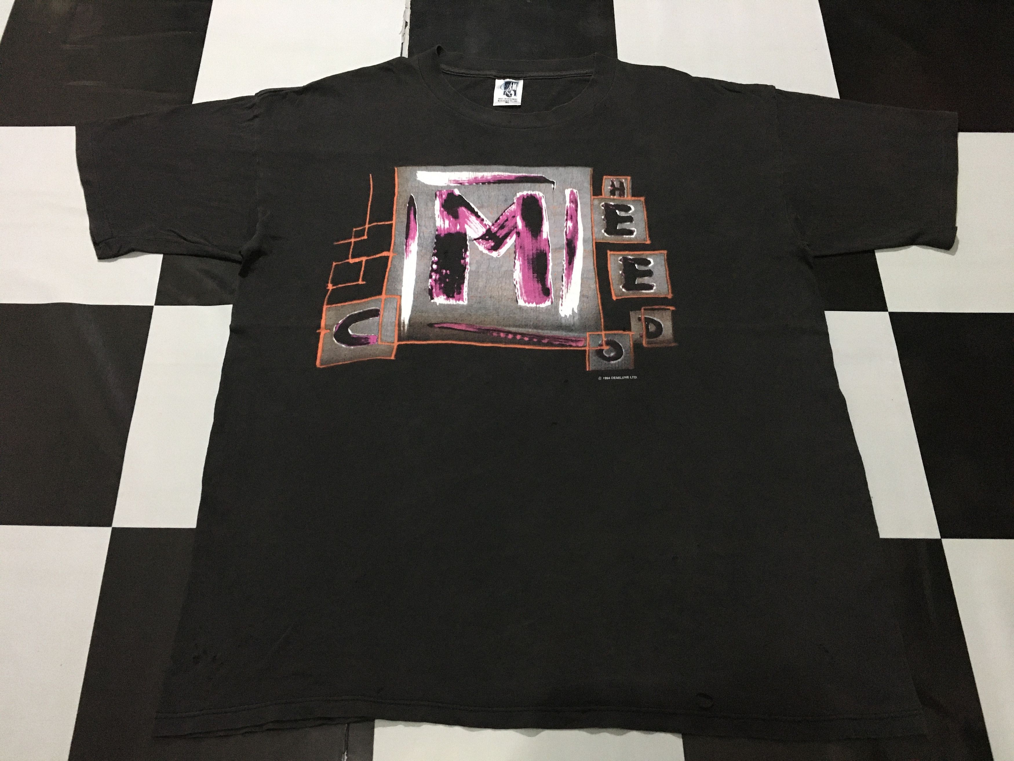 Band Tees × Vintage Vintage Depeche Mode Shirt 1994 GEM Single Stitch Size US XL / EU 56 / 4 - 2 Thumbnail