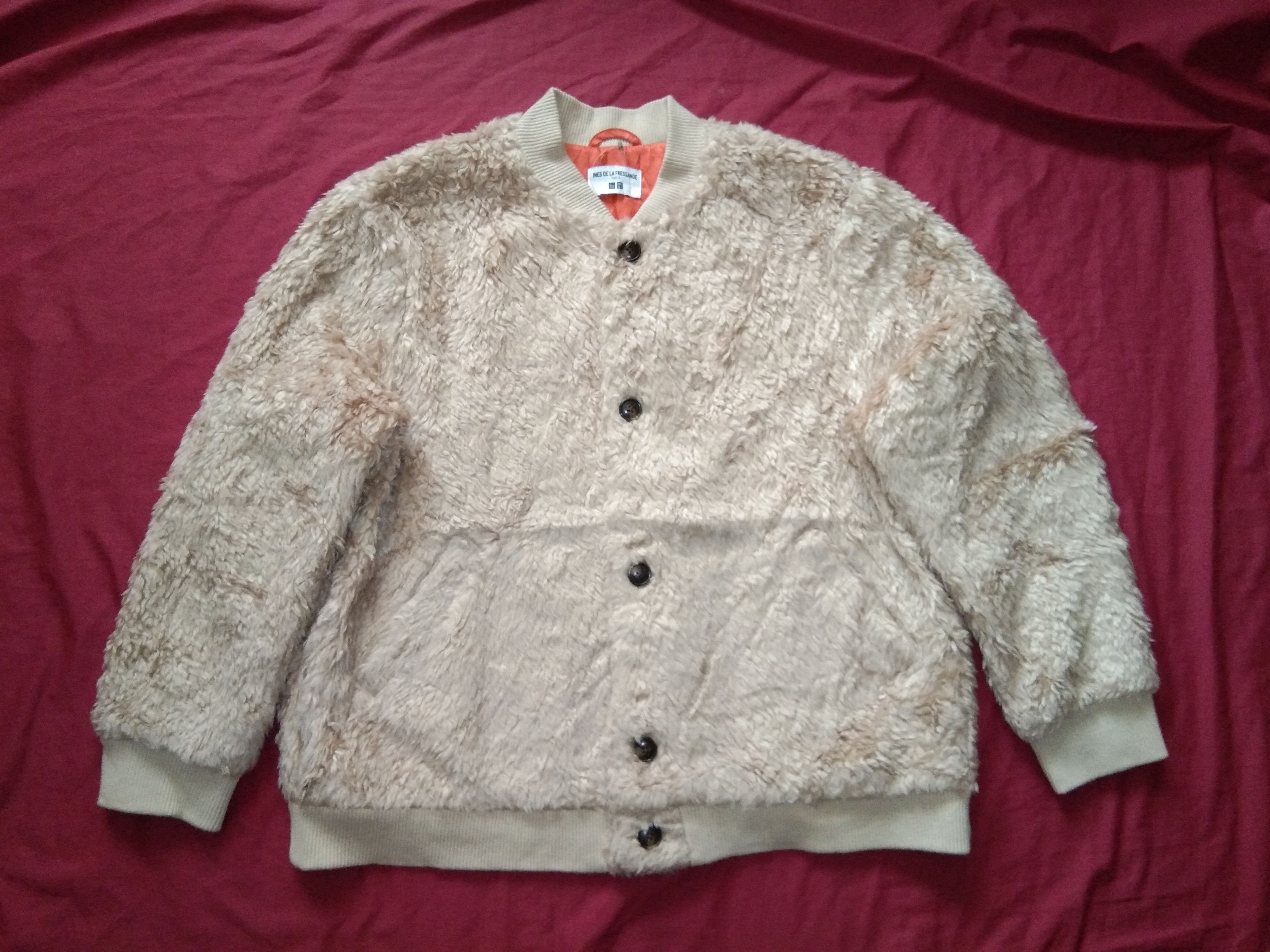 Uniqlo Ines De La Fressange Teddy Bear Jacket 🐻 blouson faux fur Size ONE SIZE - 1 Thumbnail