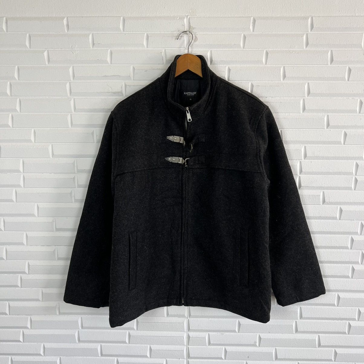 Japanese Brand WOOL JACKET KAPITALIST BY KAPITAL DESIGN RARE STYLE Size US M / EU 48-50 / 2 - 7 Thumbnail