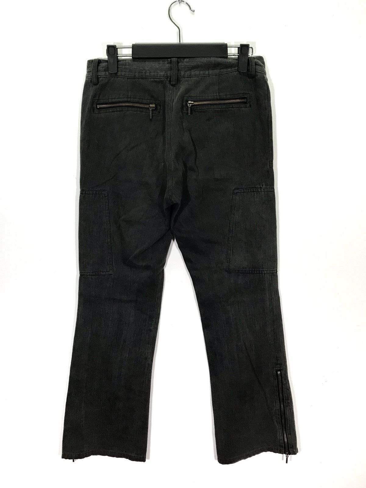 If Six Was Nine × Japanese Brand × Shellac SHELLAC Zipper Punk Style Baker Pants Made In Japan Size US 32 / EU 48 - 2 Thumbnail