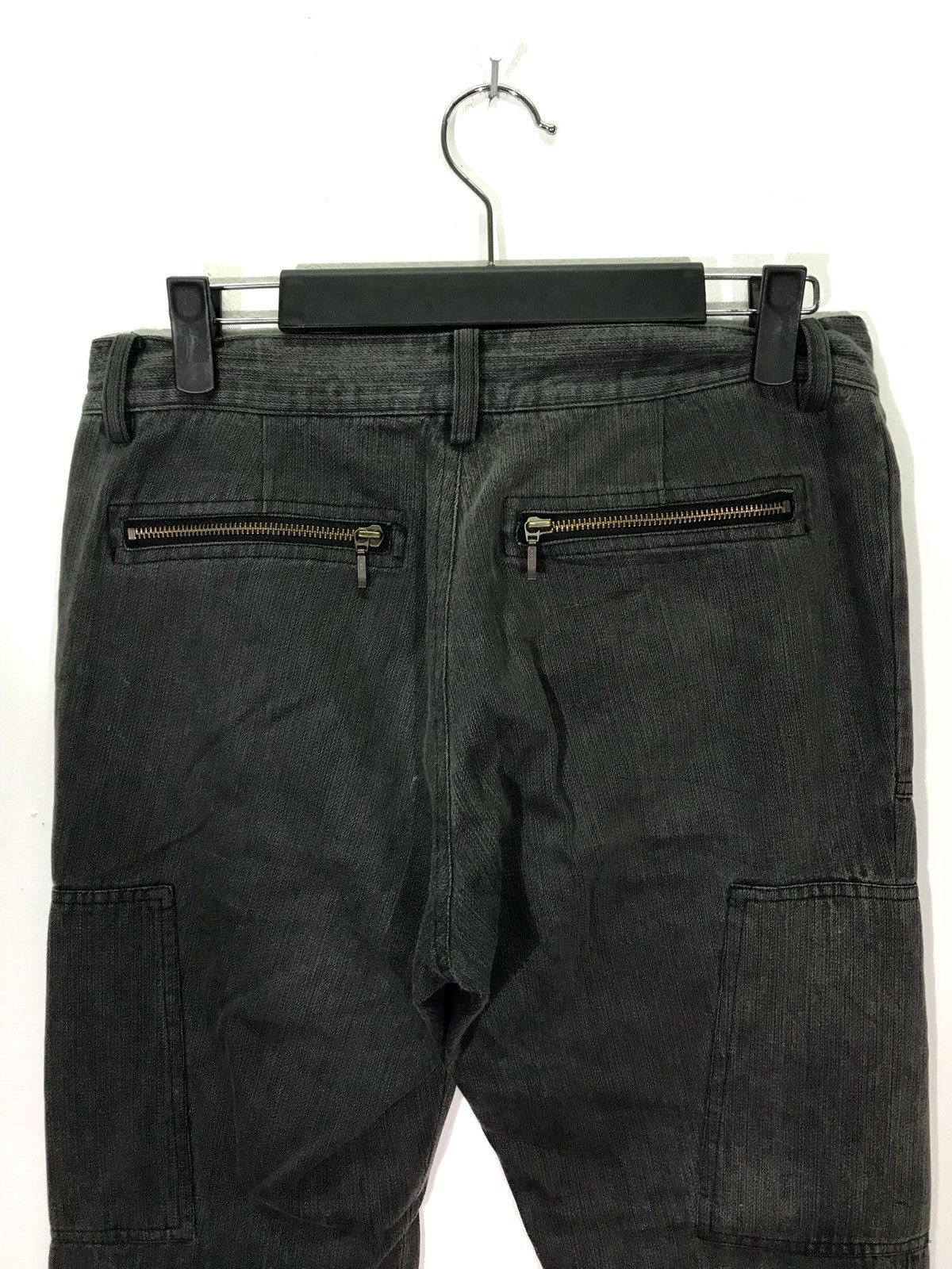 If Six Was Nine × Japanese Brand × Shellac SHELLAC Zipper Punk Style Baker Pants Made In Japan Size US 32 / EU 48 - 4 Thumbnail