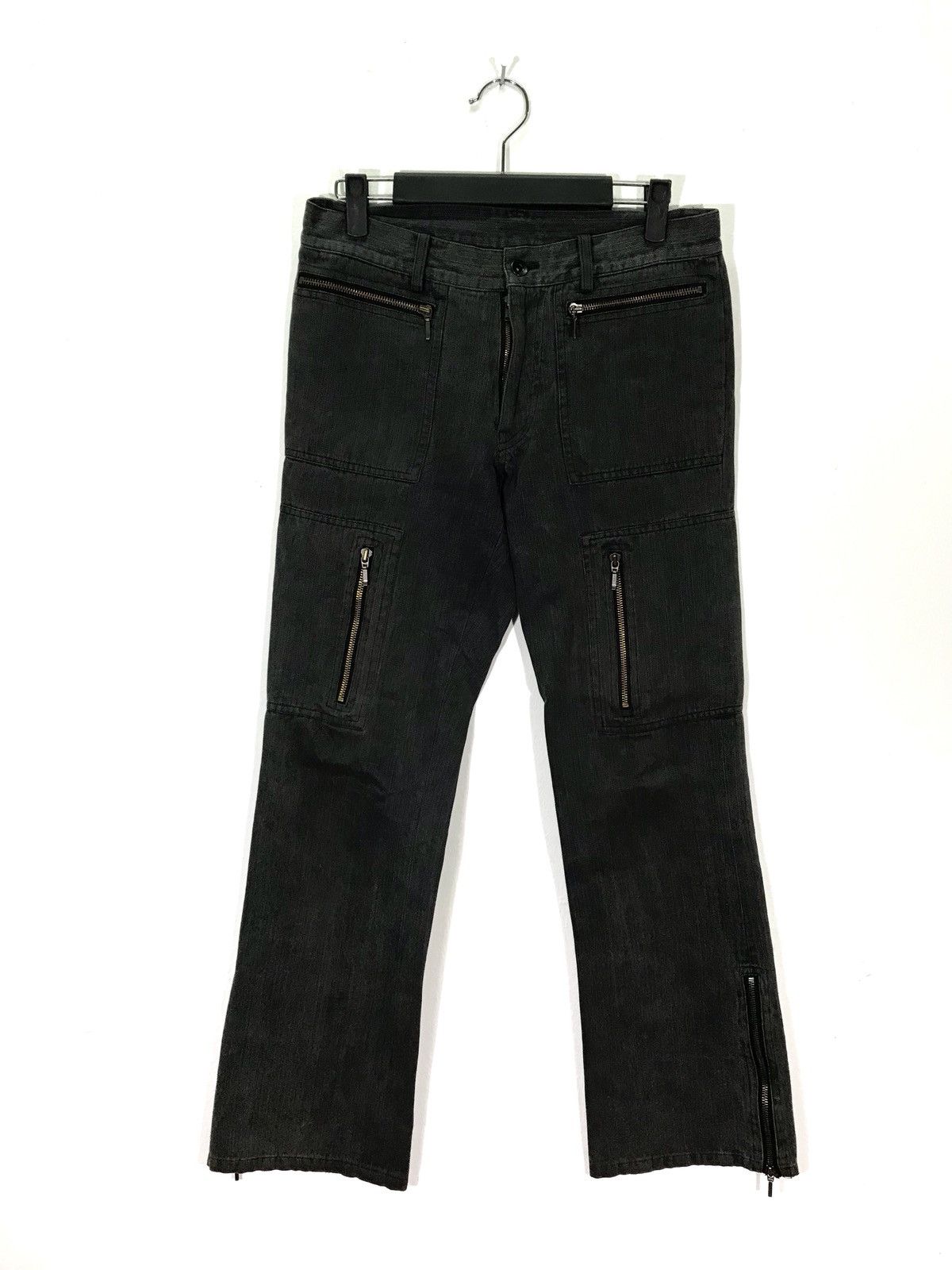 If Six Was Nine × Japanese Brand × Shellac SHELLAC Zipper Punk Style Baker Pants Made In Japan Size US 32 / EU 48 - 1 Thumbnail