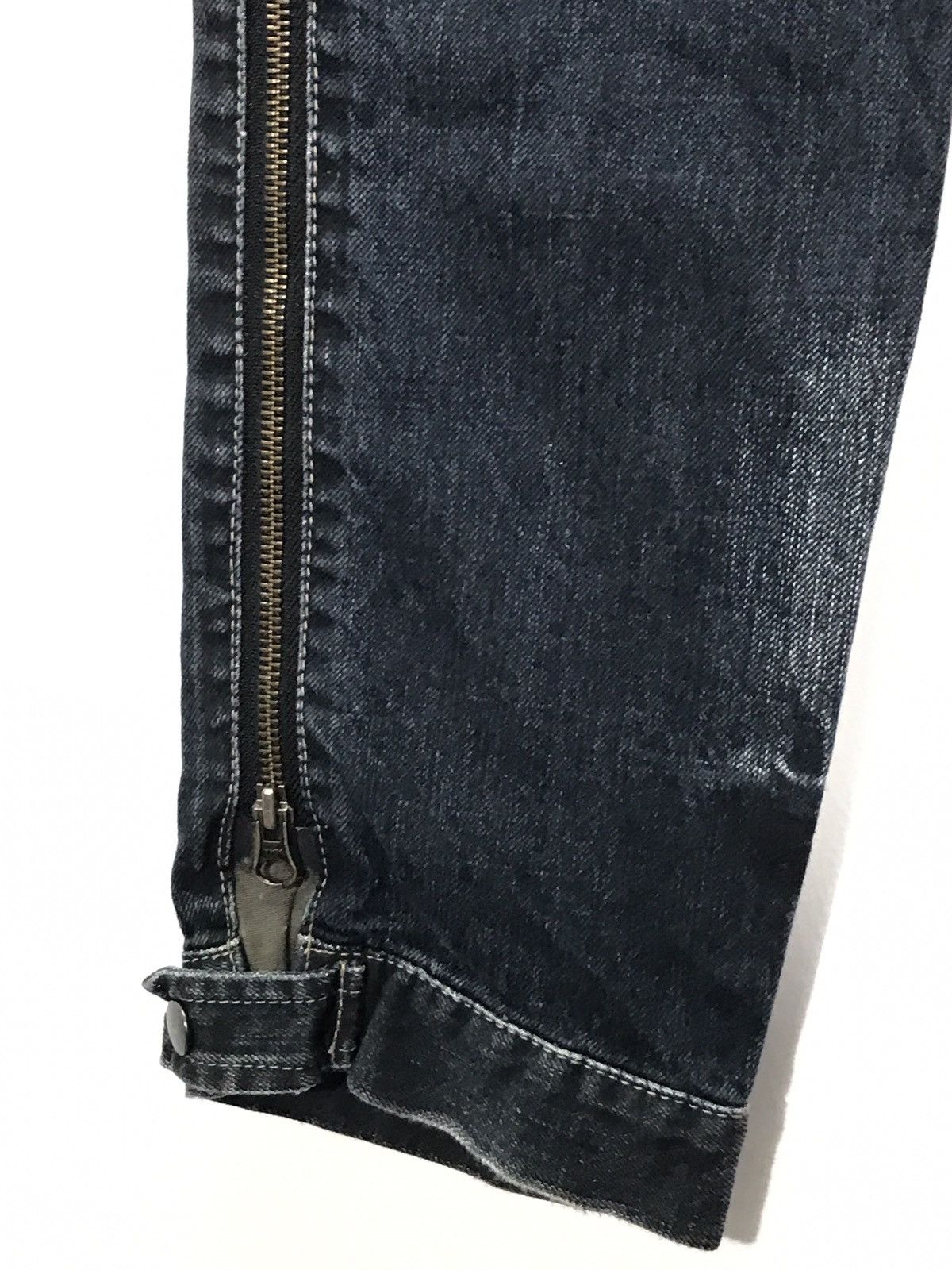 Japanese Brand PPFM Bondage Punk Denim Jeans Size US 34 / EU 50 - 8 Thumbnail