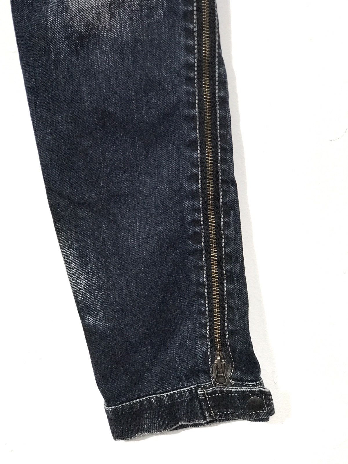 Japanese Brand PPFM Bondage Punk Denim Jeans Size US 34 / EU 50 - 9 Thumbnail