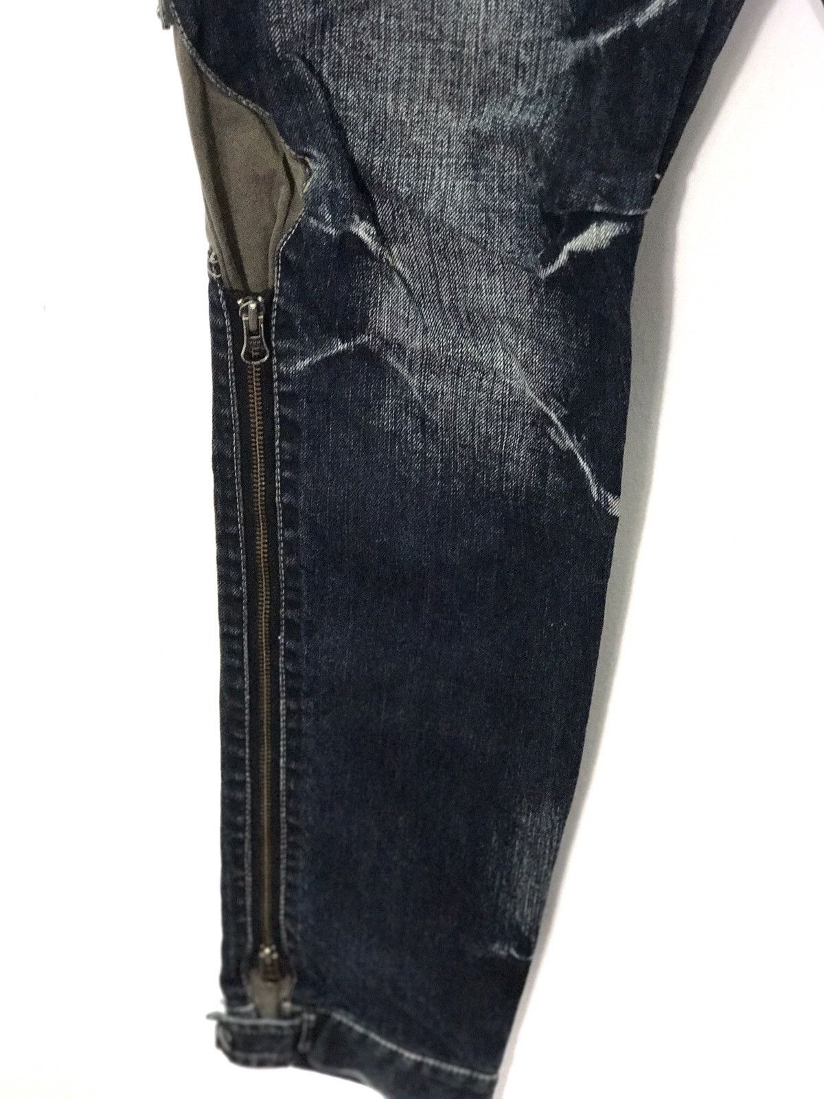 Japanese Brand PPFM Bondage Punk Denim Jeans Size US 34 / EU 50 - 5 Thumbnail
