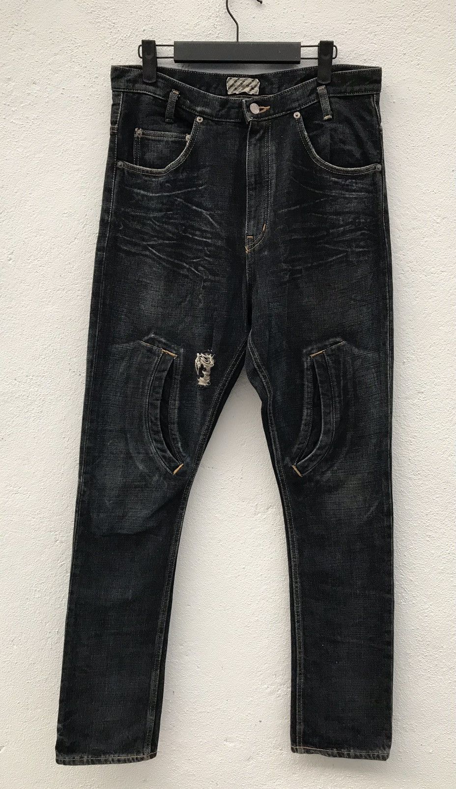 If Six Was Nine × Japanese Brand Made In Japan Lad3 Distressed Rare design Jeans Size US 32 / EU 48 - 2 Thumbnail