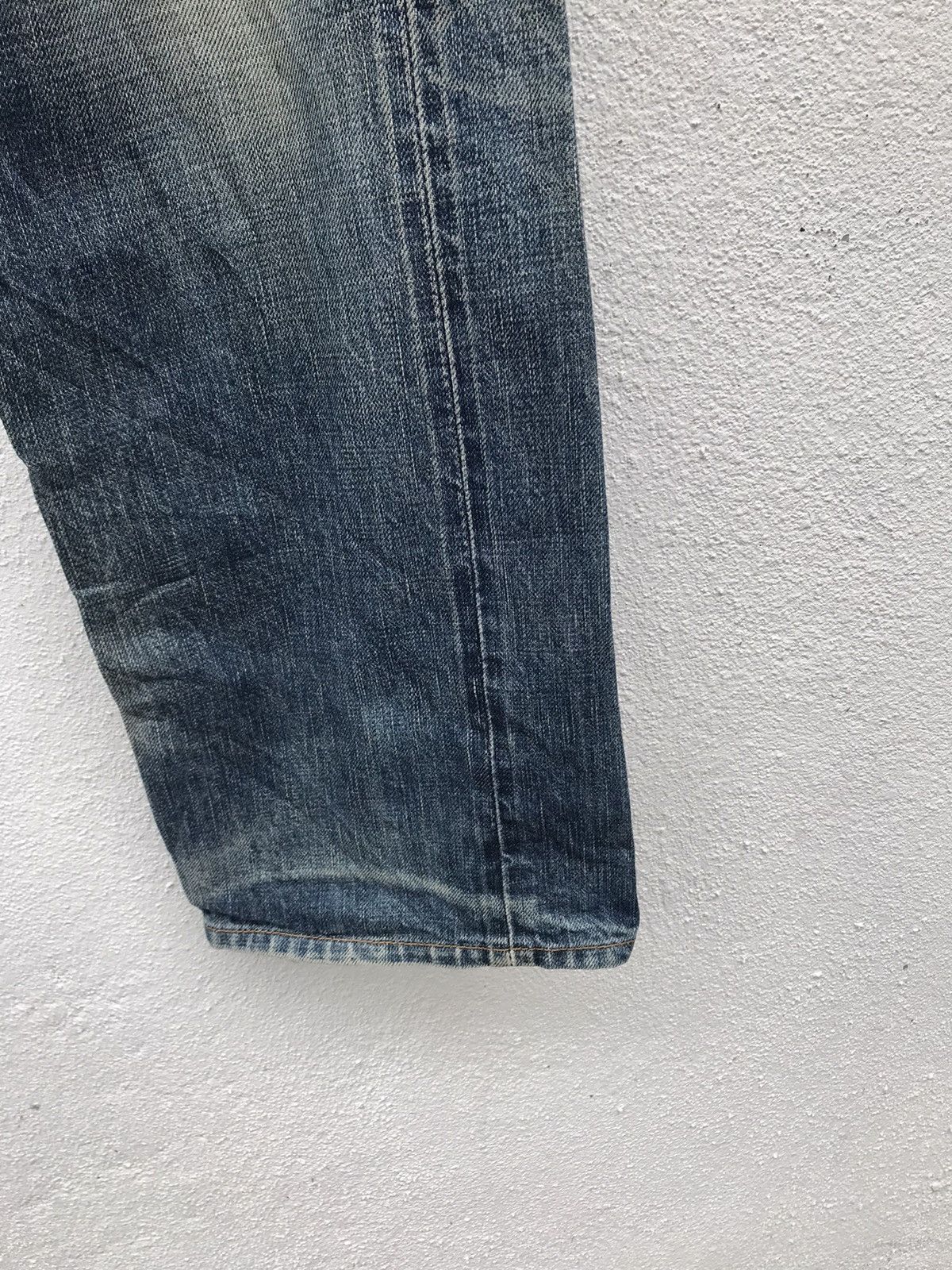 Japanese Brand × Vintage Made In Japan ORANGES Distressed Rips Selvedge Denim Jeans Size US 31 - 5 Thumbnail