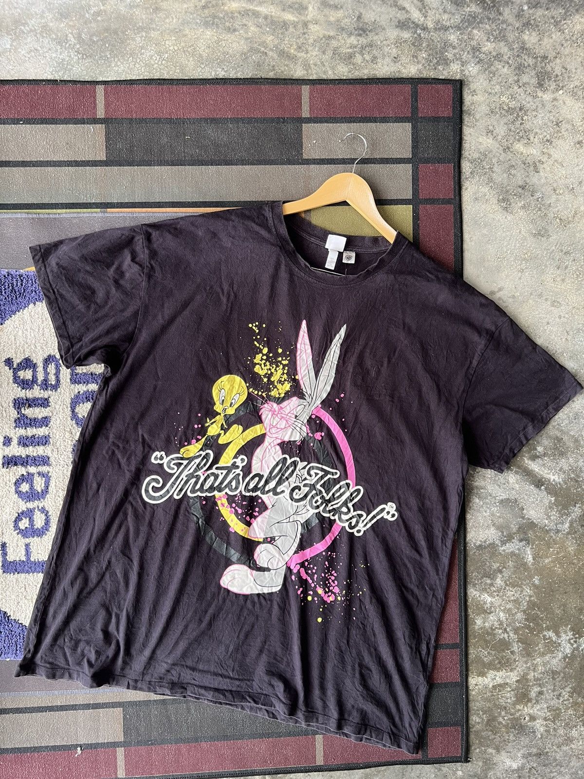 H&M 🔥Rare H&M LOGG That’s All Folks Long Tees Size US XXL / EU 58 / 5 - 2 Thumbnail