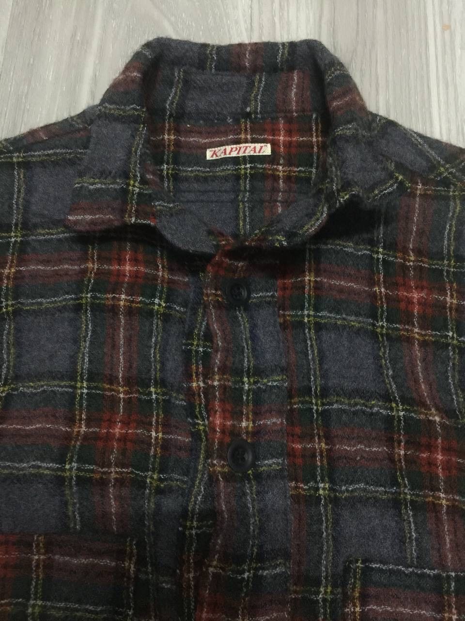 Kapital Kapital Laine Wool Flannel Shirt Size US XS / EU 42 / 0 - 12 Thumbnail