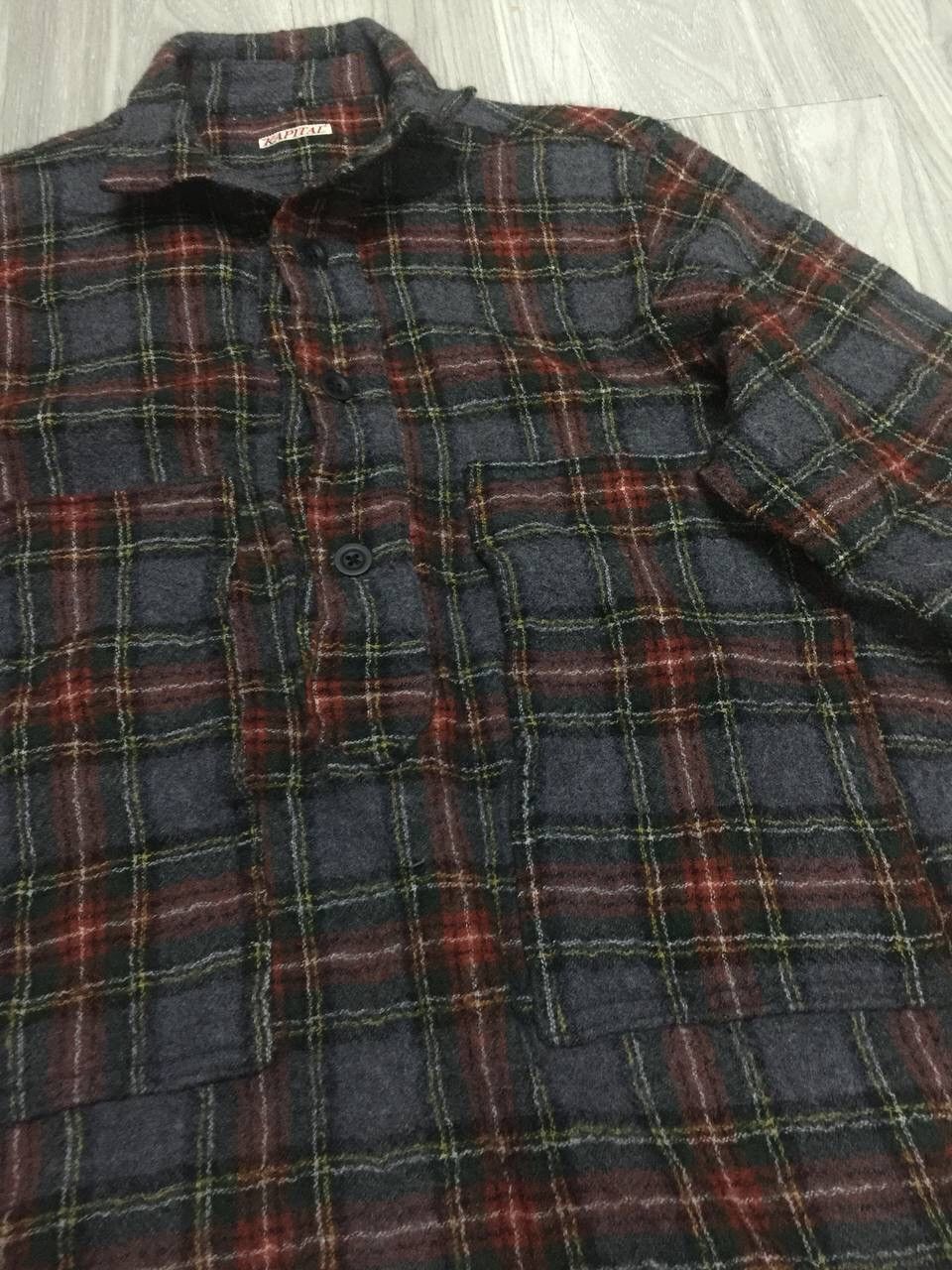 Kapital Kapital Laine Wool Flannel Shirt Size US XS / EU 42 / 0 - 11 Thumbnail