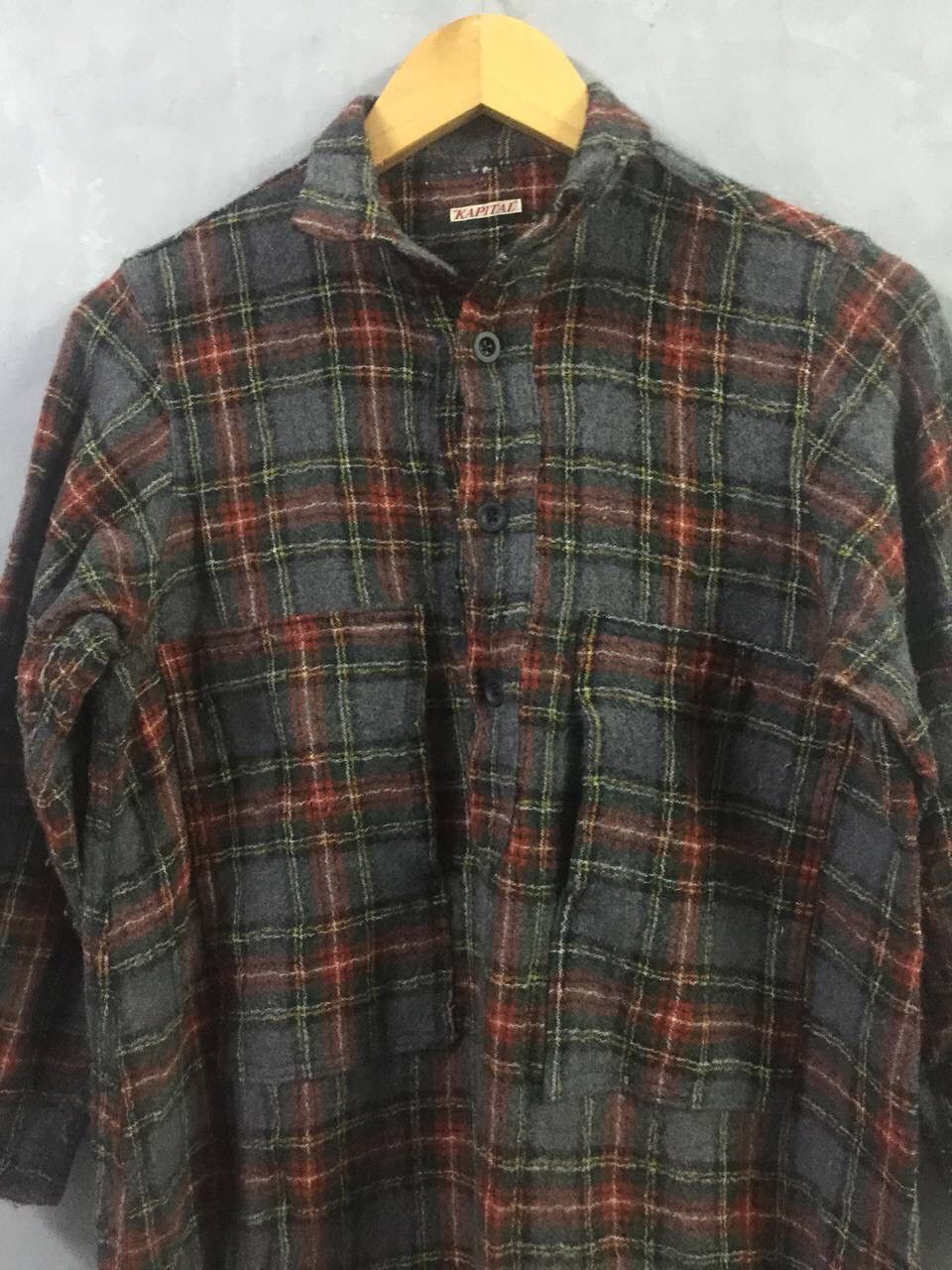 Kapital Kapital Laine Wool Flannel Shirt Size US XS / EU 42 / 0 - 6 Thumbnail