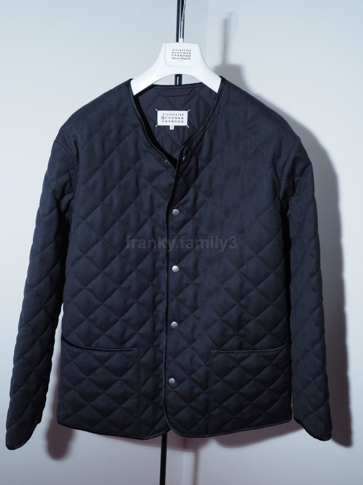 Maison Margiela husky Oversized collarless quilted jacket Recycled Size US L / EU 52-54 / 3 - 1 Thumbnail