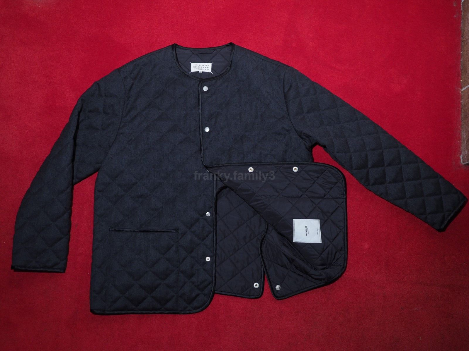 Maison Margiela husky Oversized collarless quilted jacket Recycled Size US L / EU 52-54 / 3 - 21 Thumbnail