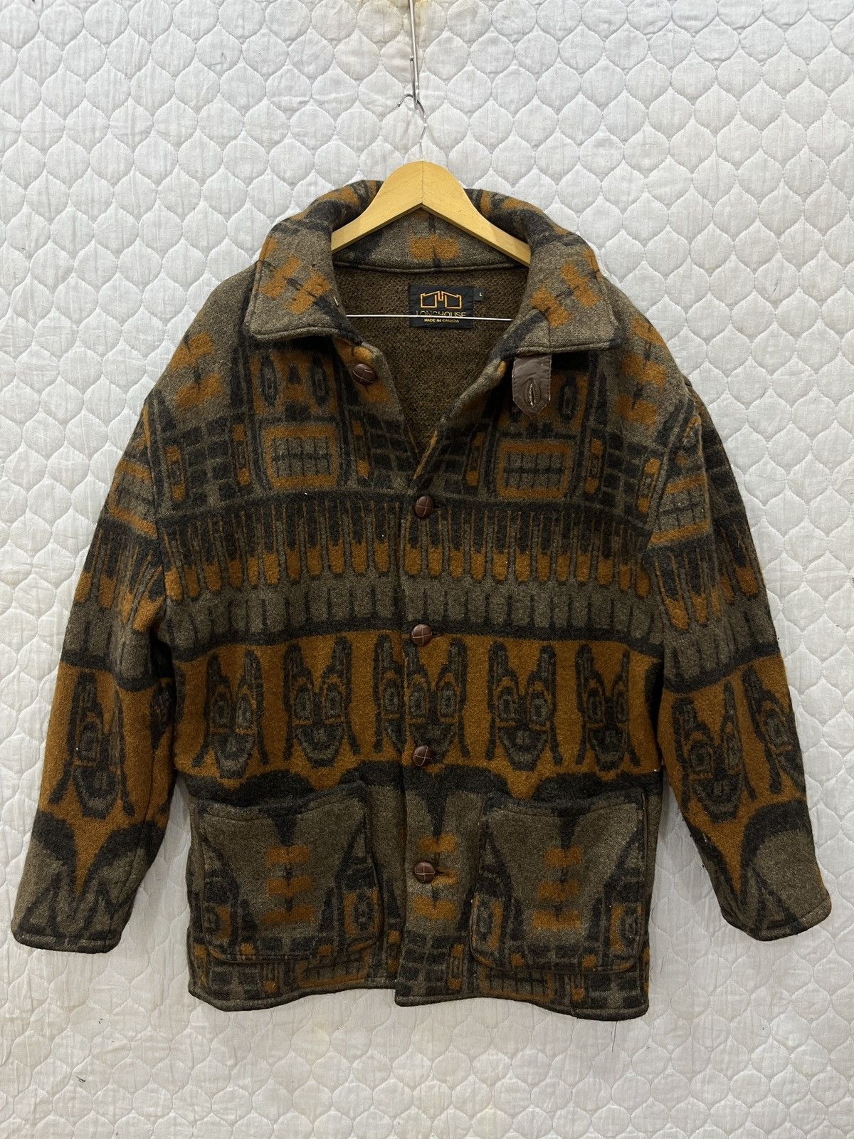 Vintage VINTAGE LONGHOUSE NAVAJO WINTER JACKET Size US L / EU 52-54 / 3 - 1 Thumbnail