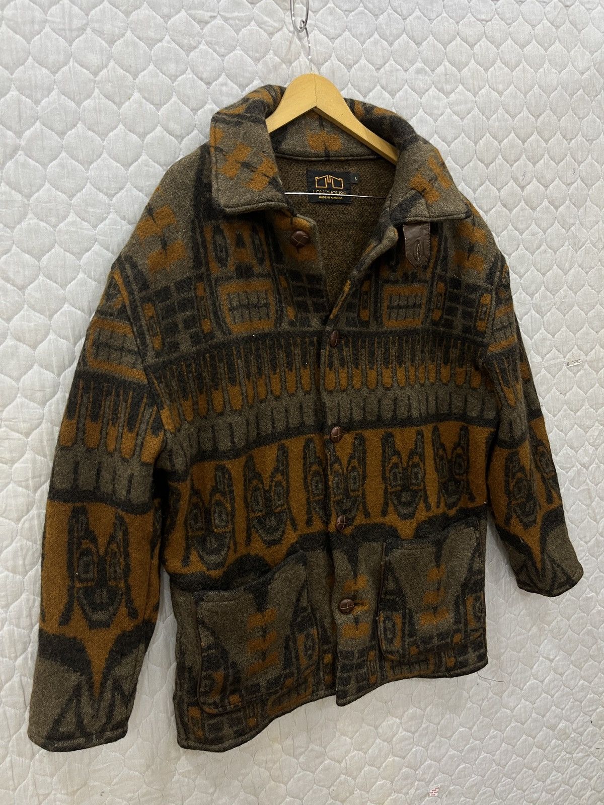 Vintage VINTAGE LONGHOUSE NAVAJO WINTER JACKET Size US L / EU 52-54 / 3 - 4 Thumbnail