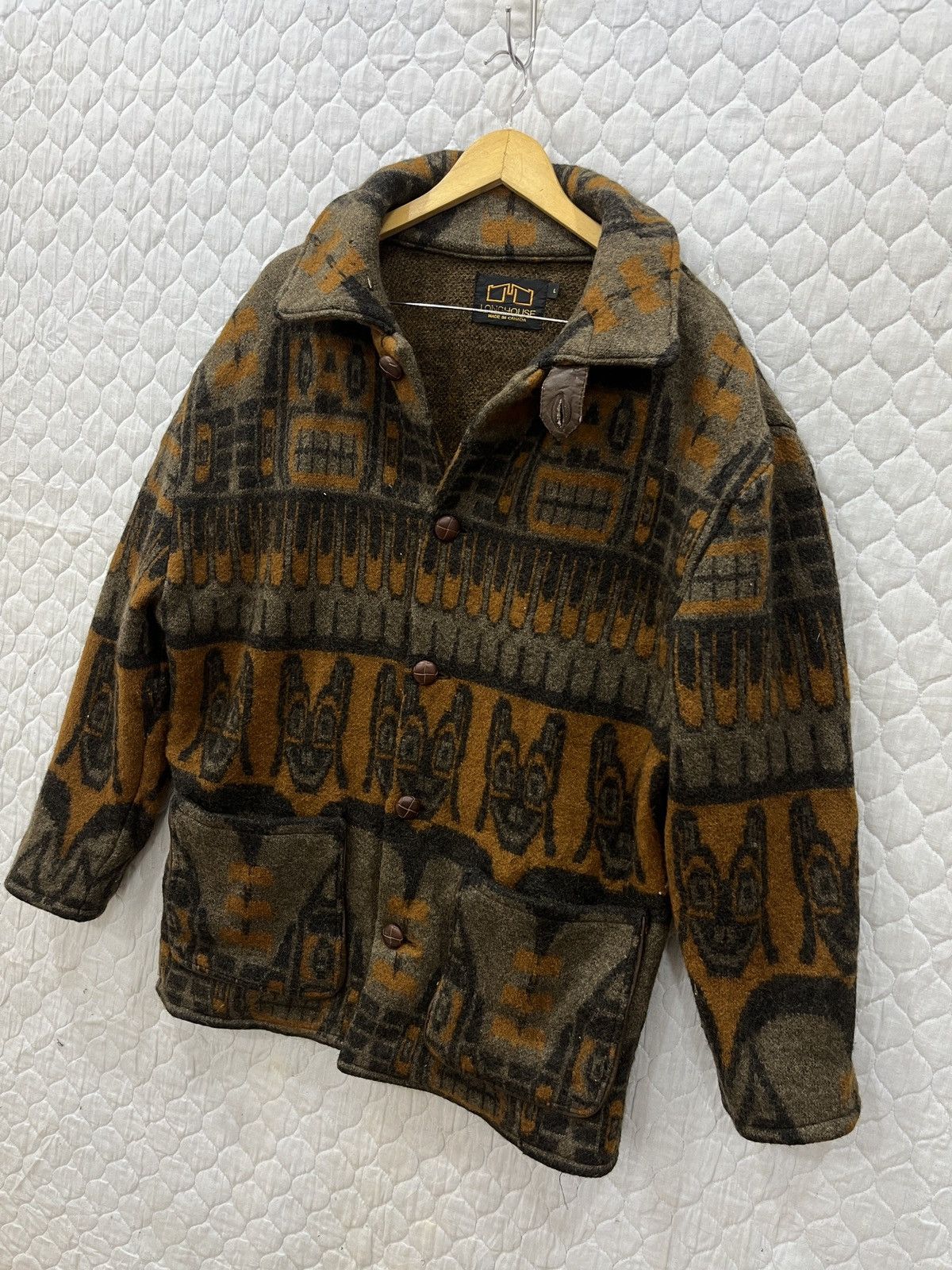 Vintage VINTAGE LONGHOUSE NAVAJO WINTER JACKET Size US L / EU 52-54 / 3 - 3 Thumbnail