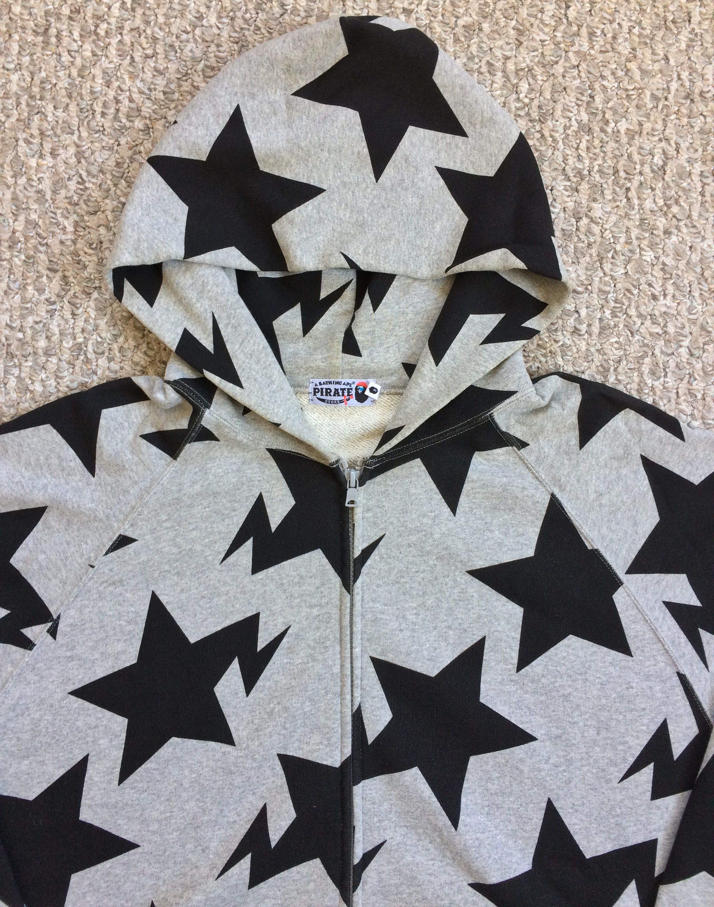 Bape OG Bapesta Stars Zip Hoodie Size US L / EU 52-54 / 3 - 2 Thumbnail