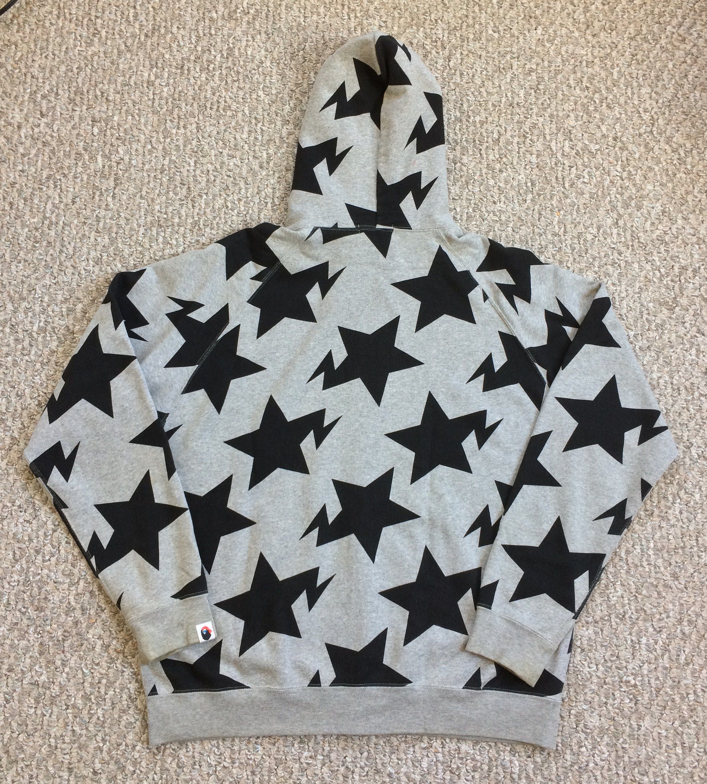 Bape OG Bapesta Stars Zip Hoodie Size US L / EU 52-54 / 3 - 3 Thumbnail