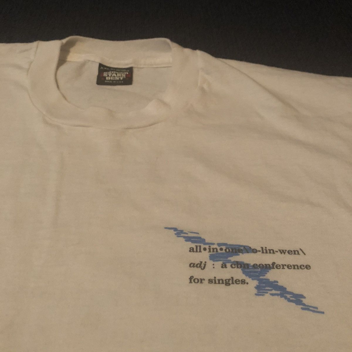 Vintage Vintage 90s CBN Conference All In One Single Definition Tee Size US XXL / EU 58 / 5 - 6 Thumbnail