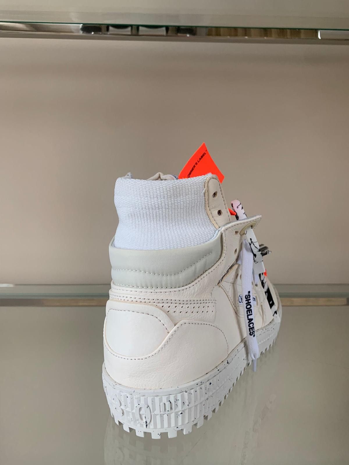 Off-White 3.0 Off Court Eco Leather High Top in Off White Size US 10 / EU 43 - 4 Thumbnail