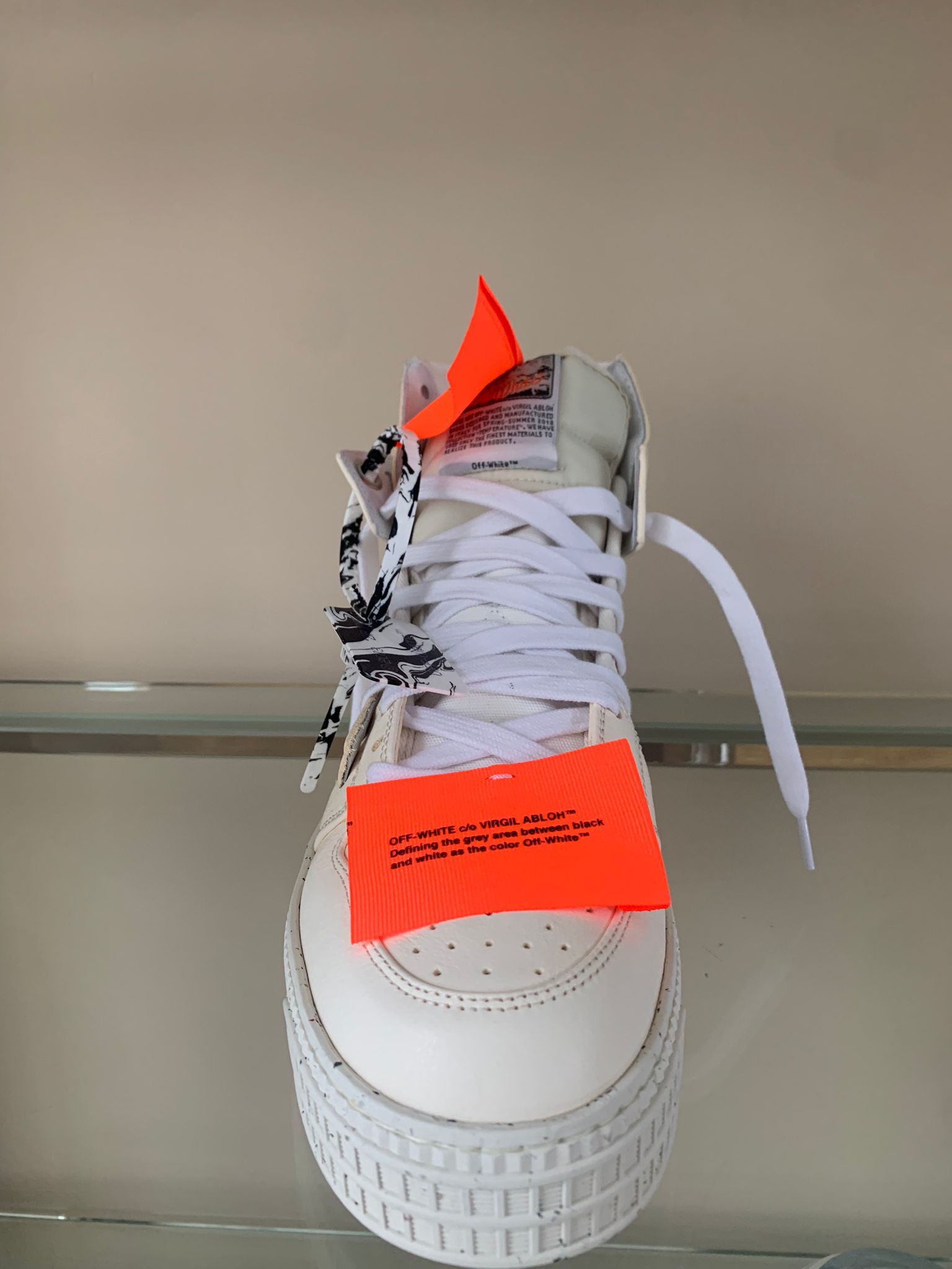 Off-White 3.0 Off Court Eco Leather High Top in Off White Size US 10 / EU 43 - 6 Thumbnail
