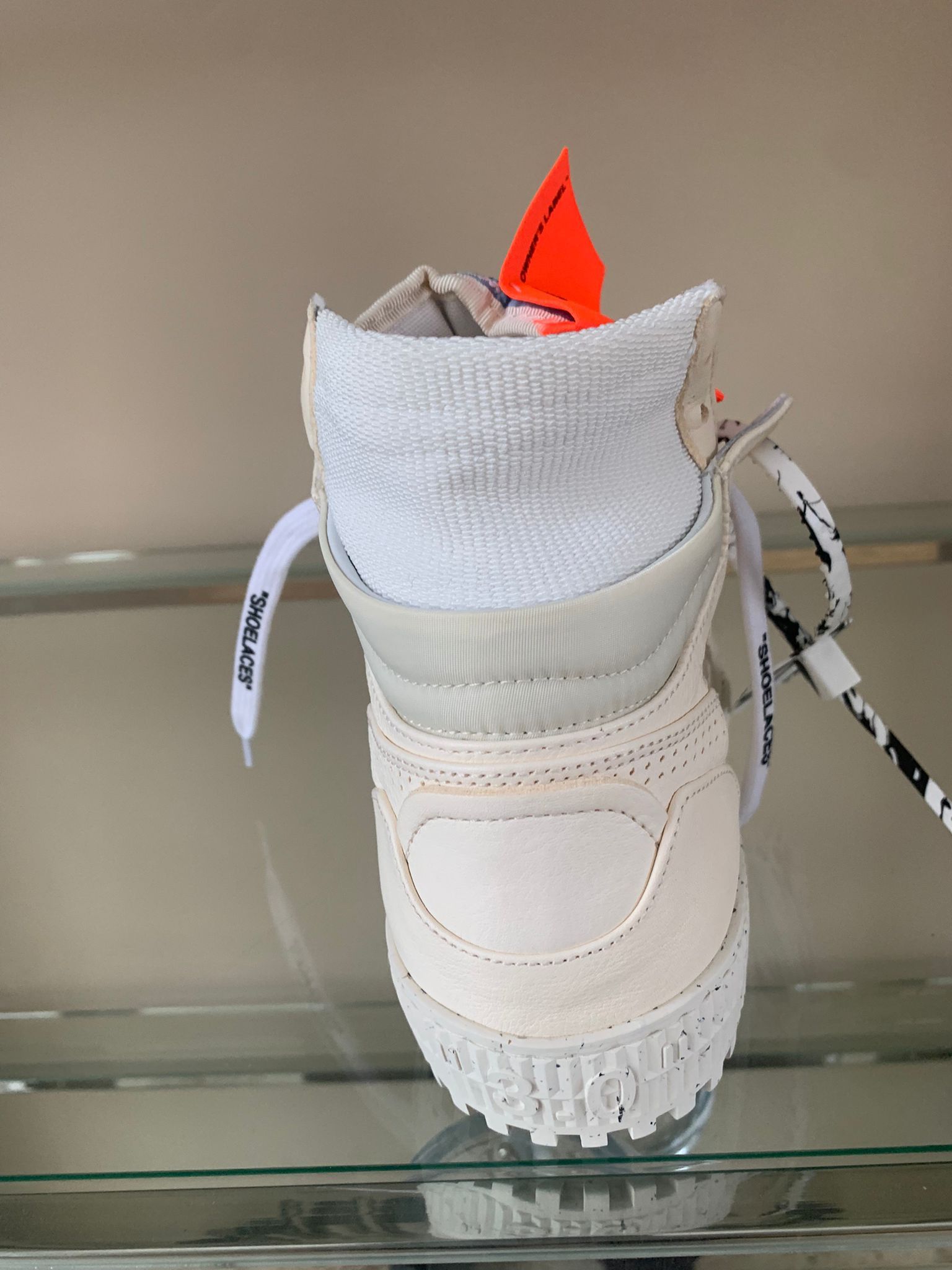 Off-White 3.0 Off Court Eco Leather High Top in Off White Size US 10 / EU 43 - 15 Thumbnail