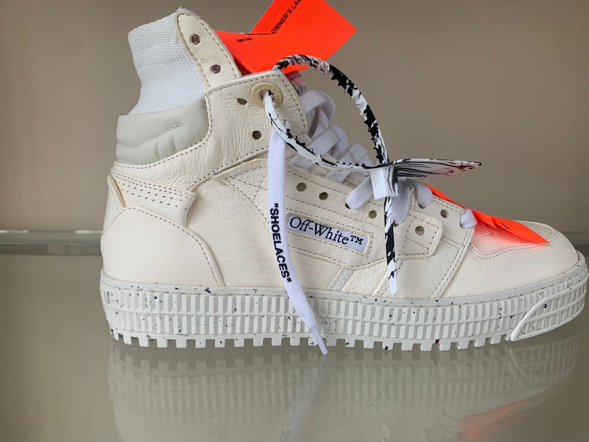 Off-White 3.0 Off Court Eco Leather High Top in Off White Size US 10 / EU 43 - 5 Thumbnail