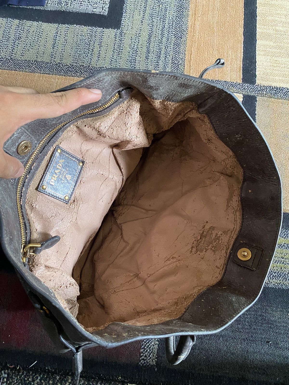 Prada PRADA VITELLO Shine Hand Shoulder Bag Size ONE SIZE - 4 Thumbnail
