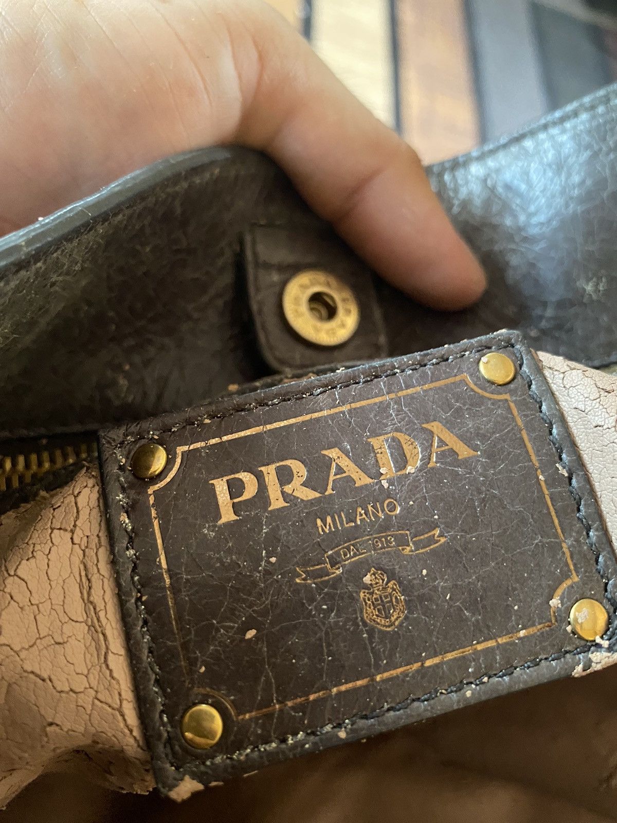 Prada PRADA VITELLO Shine Hand Shoulder Bag Size ONE SIZE - 8 Thumbnail