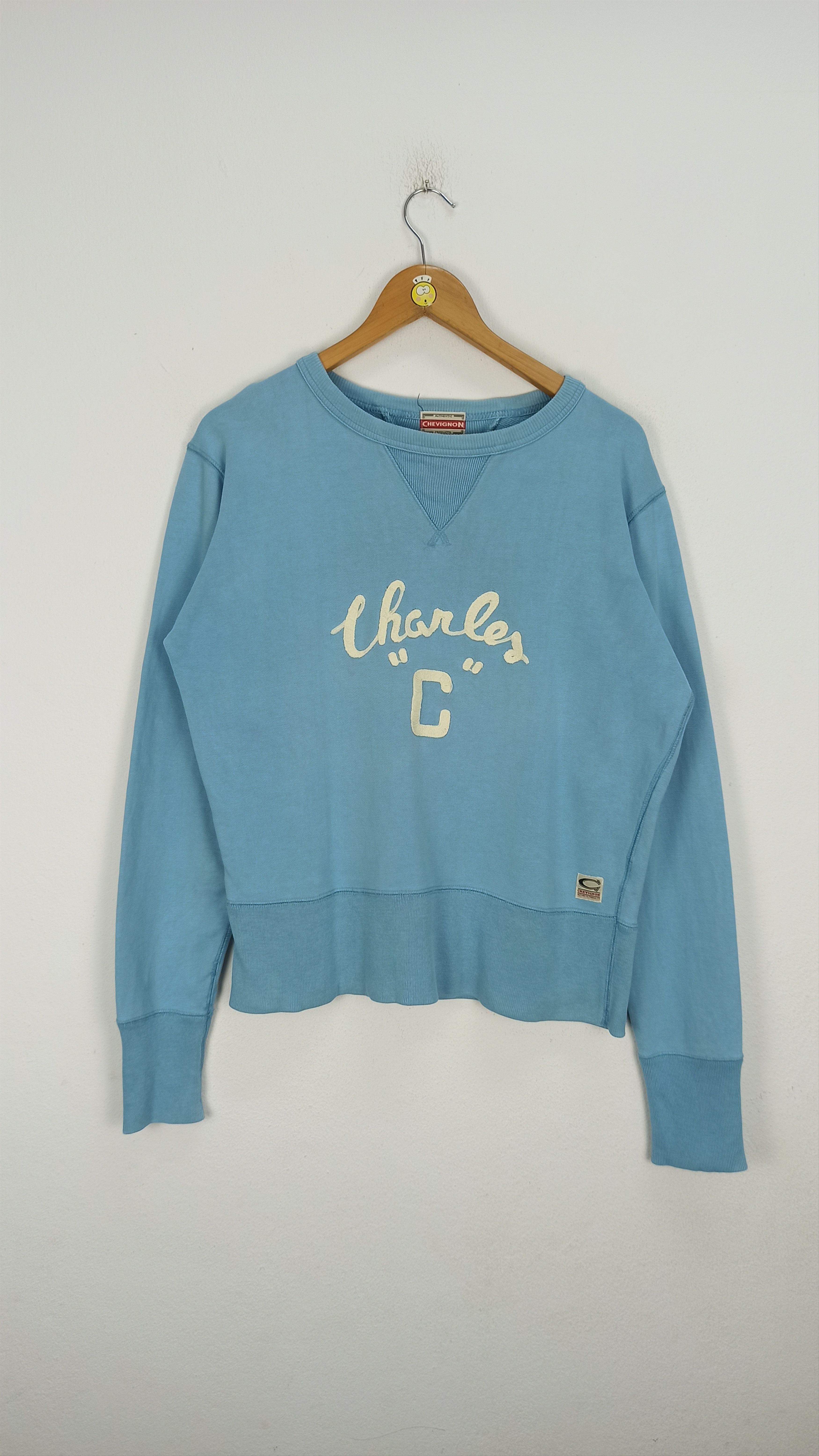 Chevignon Vintage 90s Chevignon Sweatshirt Embroidered Big Logo Size US M / EU 48-50 / 2 - 1 Thumbnail