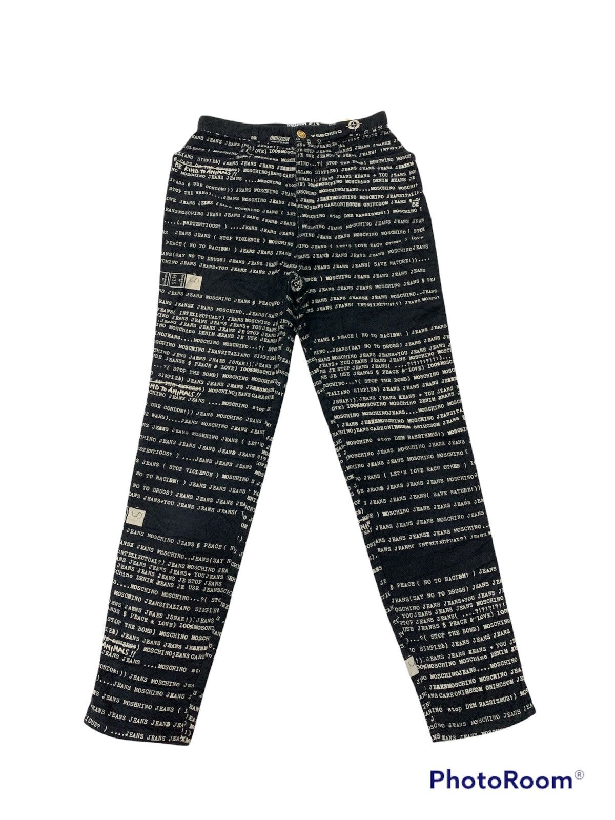 Moschino VINTAGE MOSCHINO FULL PRINT PANTS RARE Size US 26 / EU 42 - 1 Thumbnail