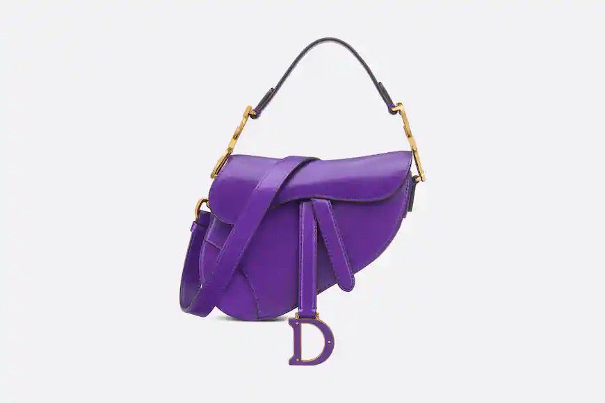 Dior mini saddle bag strap hotsell