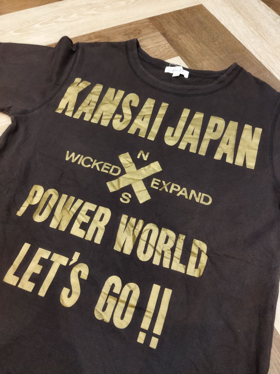 Kansai Yamamoto Vintage Kansai Japan Spellout T-shirt Size US L / EU 52-54 / 3 - 6 Thumbnail