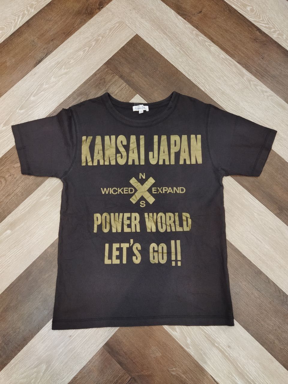 Kansai Yamamoto Vintage Kansai Japan Spellout T-shirt Size US L / EU 52-54 / 3 - 7 Thumbnail