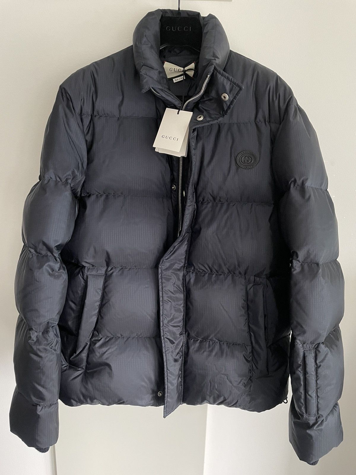 Gucci $4,500 Runway Gucci x Richard Hell THINK Goose Down Coat Size US L / EU 52-54 / 3 - 8 Thumbnail