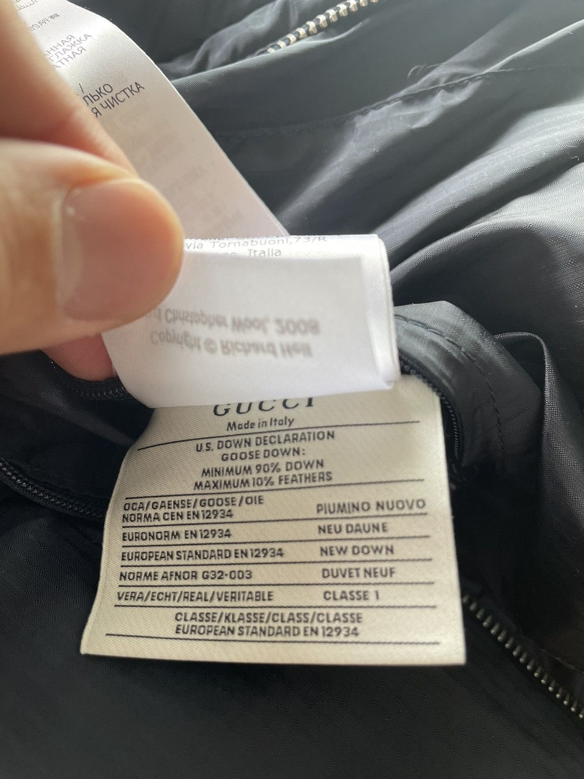 Gucci $4,500 Runway Gucci x Richard Hell THINK Goose Down Coat Size US L / EU 52-54 / 3 - 20 Thumbnail