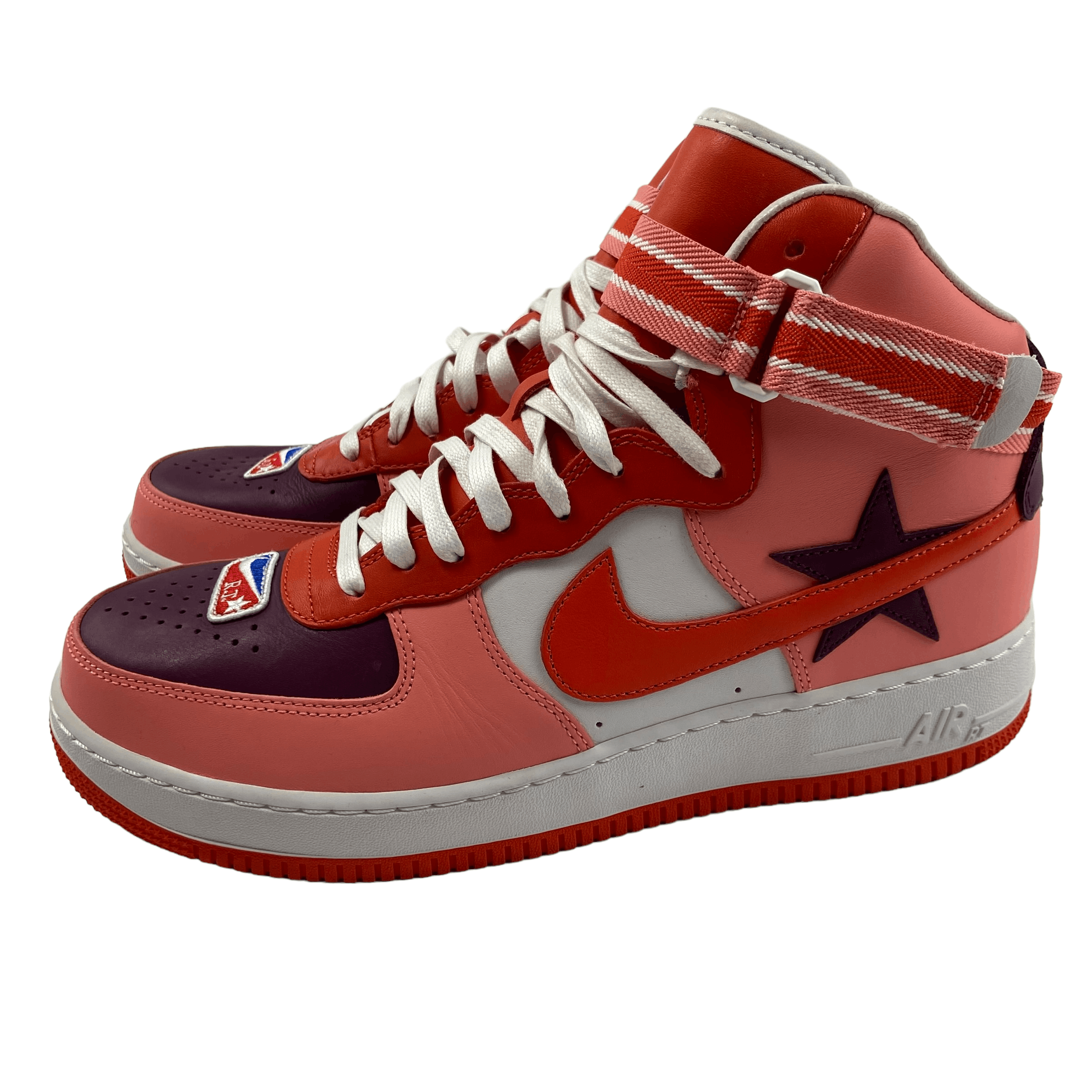 image of Nike Riccardo Tisci Air Force 1 High Shoes in Pink, Men's (Size 12)