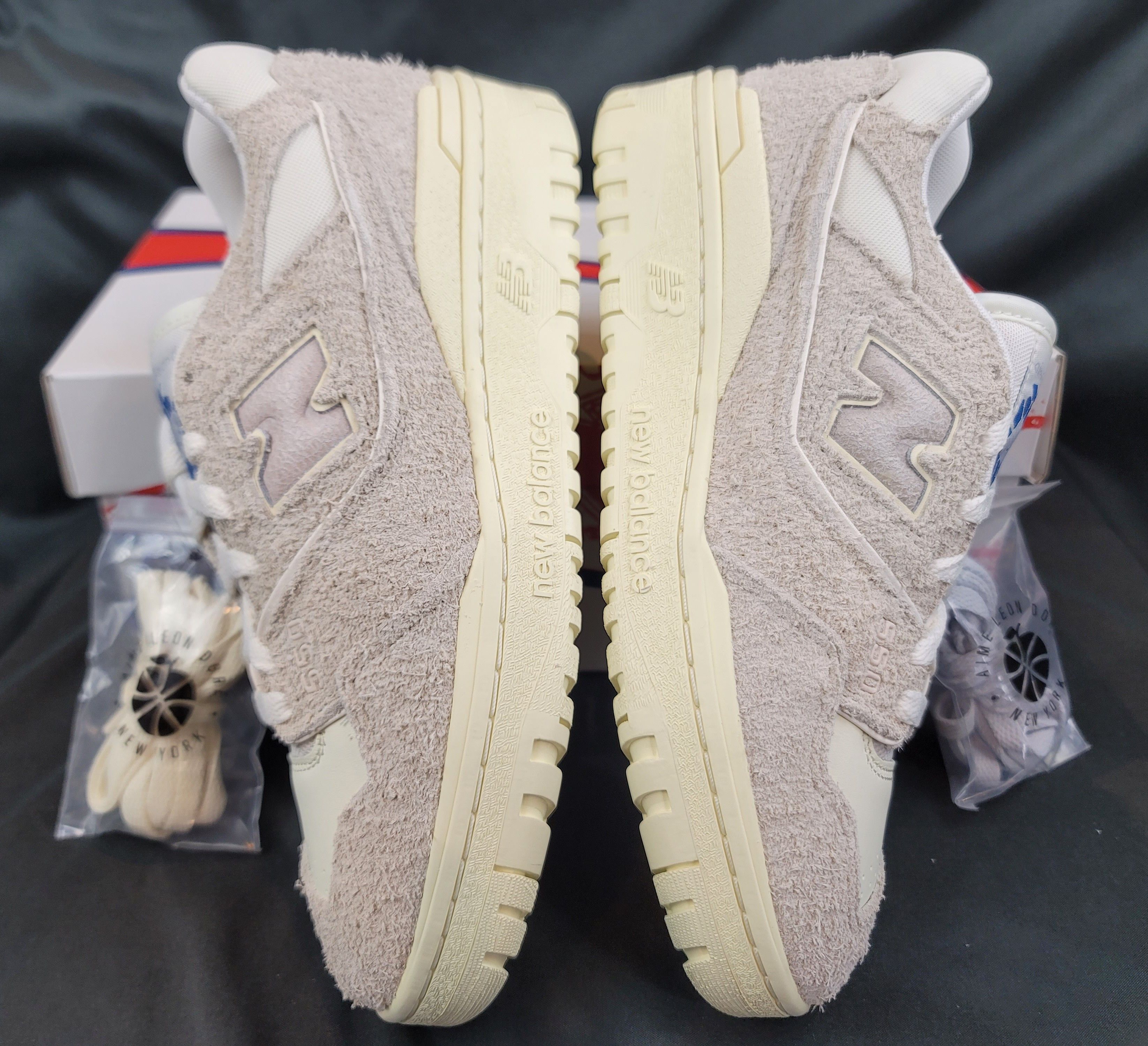 Aime Leon Dore × New Balance Aime Leon Dore New Balance 550 (6 Men/7.5 Women) Grey Suede Size US 6 / EU 39 - 6 Thumbnail