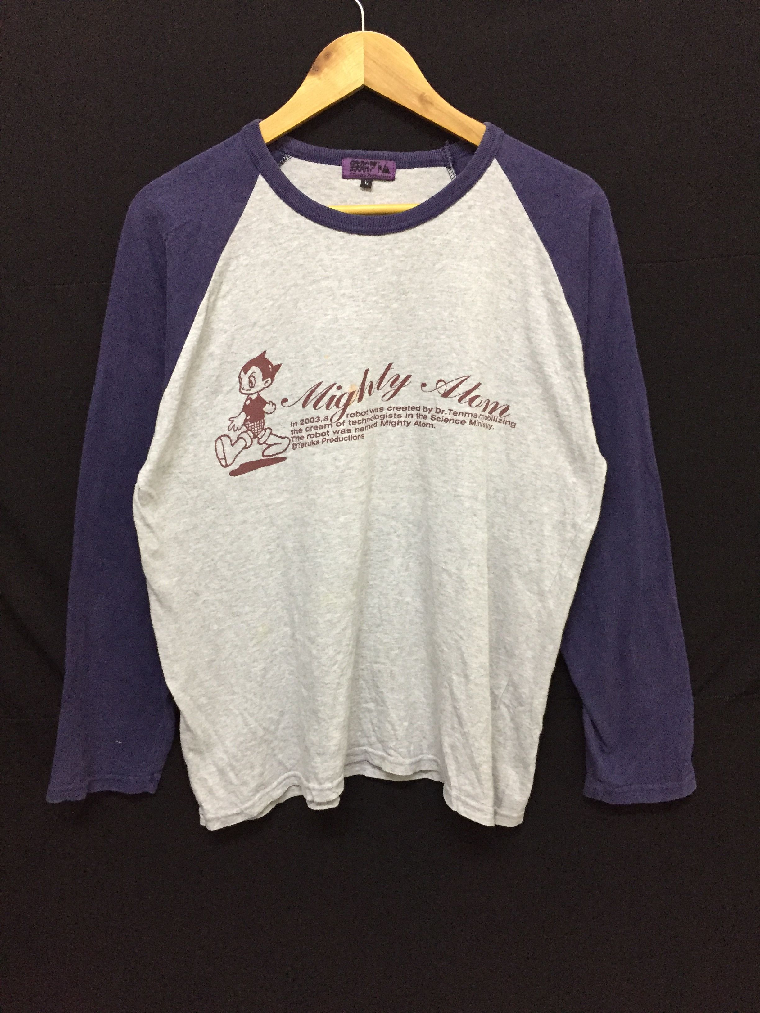 Japanese Brand × Vintage Vtg ASTRO BOY raglan By tezuka productions Size US M / EU 48-50 / 2 - 2 Thumbnail