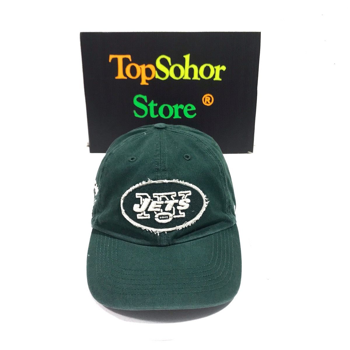 NFL Vintage NY Jets NFL apparels Embroidered logo cap hat Size ONE SIZE - 1 Thumbnail