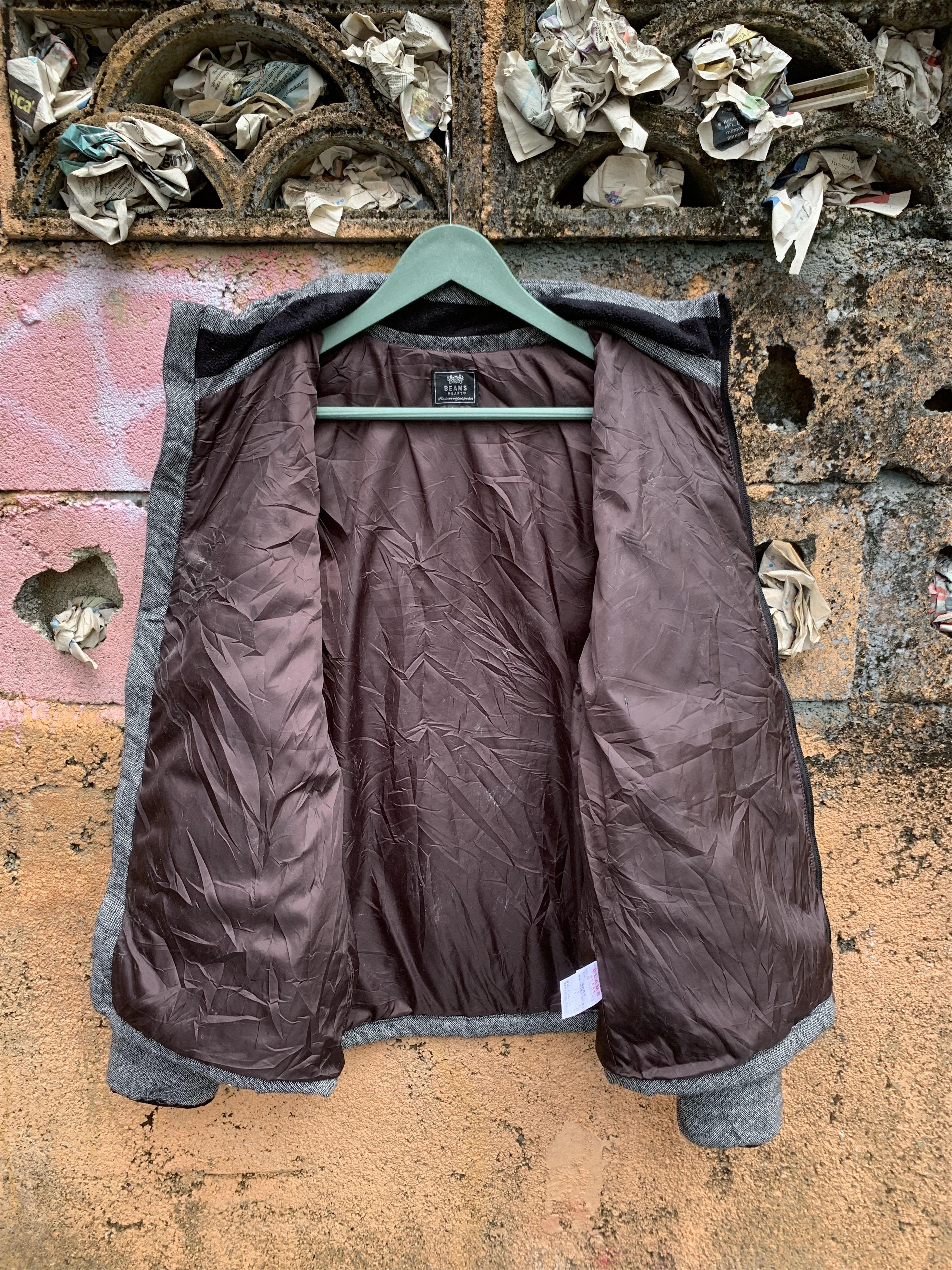 Beams Plus × Japanese Brand Beams Heart Full Zip Sweater Size US L / EU 52-54 / 3 - 3 Thumbnail