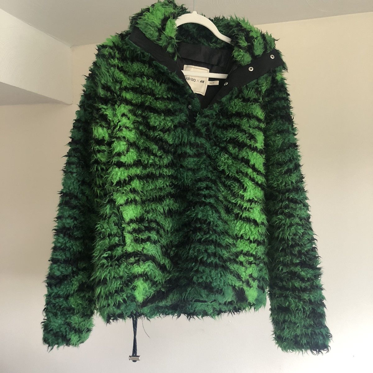 H&M × Kenzo Kenzo x H&M Shaggy Green Pullover Size US S / EU 44-46 / 1 - 1 Thumbnail