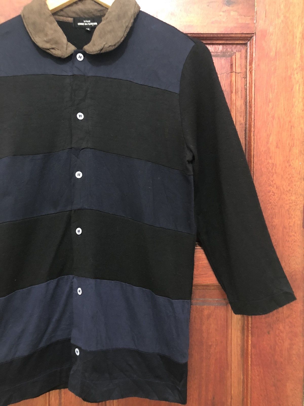 CDG by Comme des Garcons × Comme des Garcons Comme Des Garçons Tricot Striped Casual Shirt Quarter Size US M / EU 48-50 / 2 - 5 Thumbnail