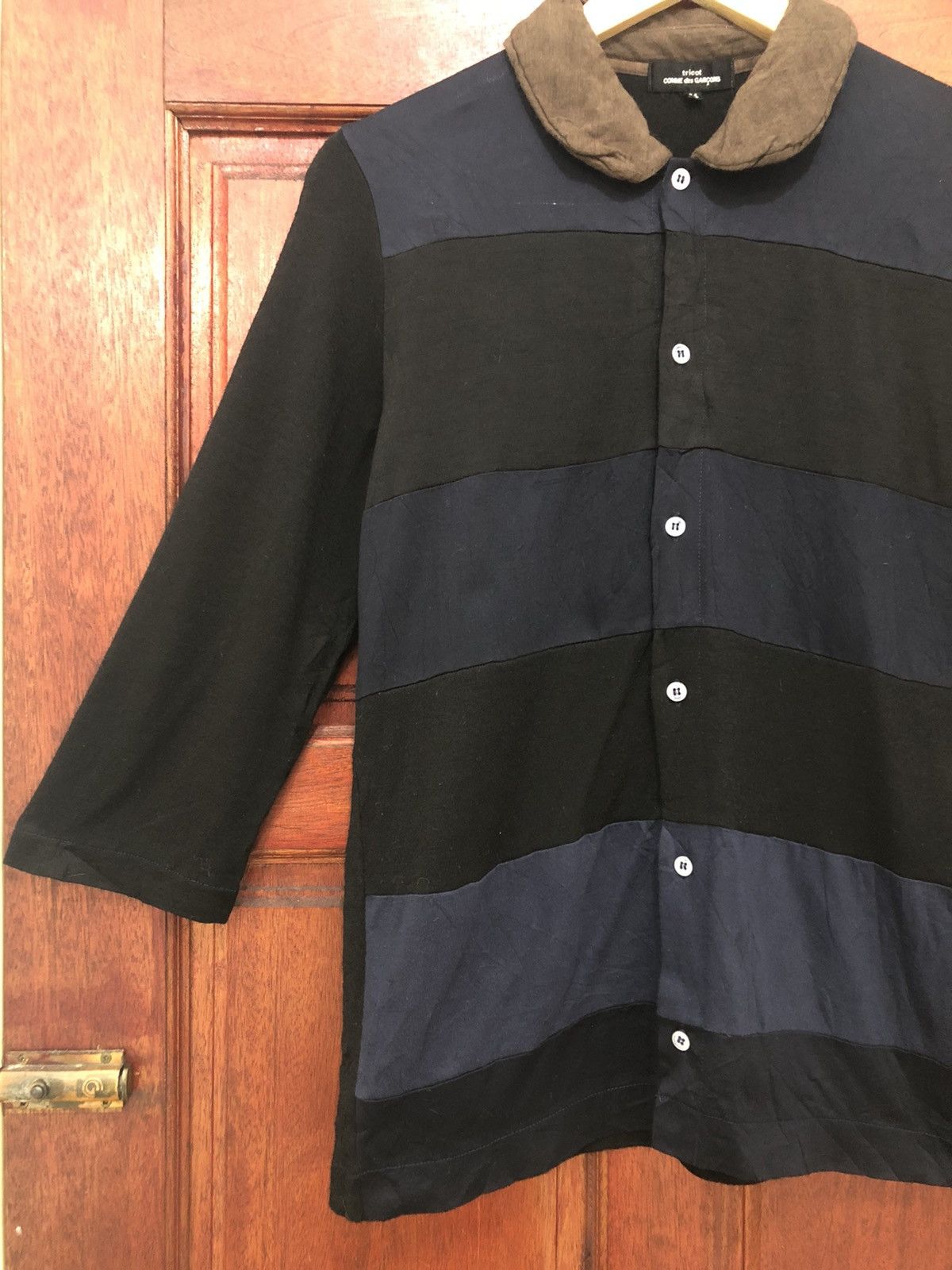 CDG by Comme des Garcons × Comme des Garcons Comme Des Garçons Tricot Striped Casual Shirt Quarter Size US M / EU 48-50 / 2 - 4 Thumbnail