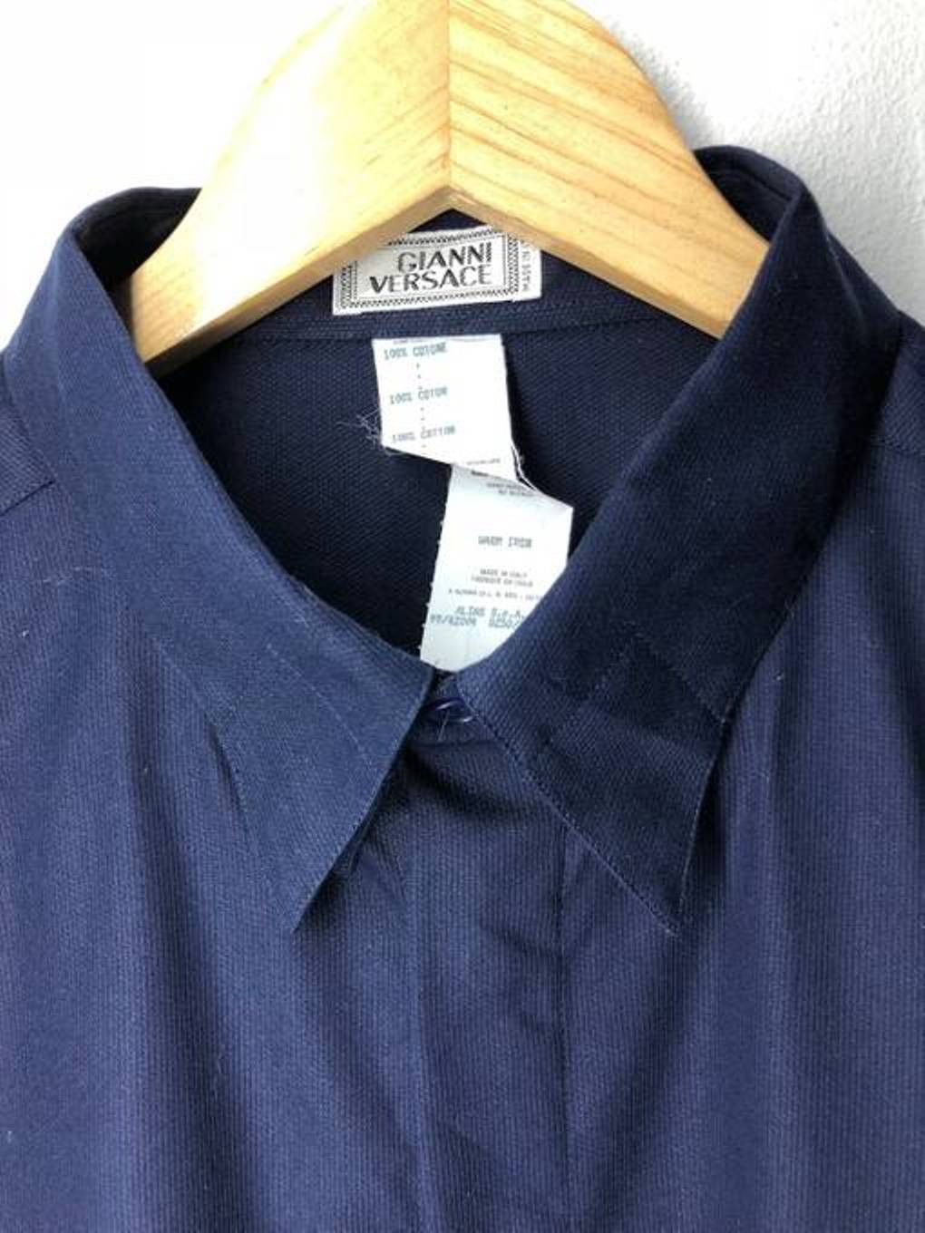 Versace × Versace Jeans Couture 🔥Gianni Versace Long Sleeve Shirt Button Up Cotton🔥 Size US L / EU 52-54 / 3 - 4 Thumbnail