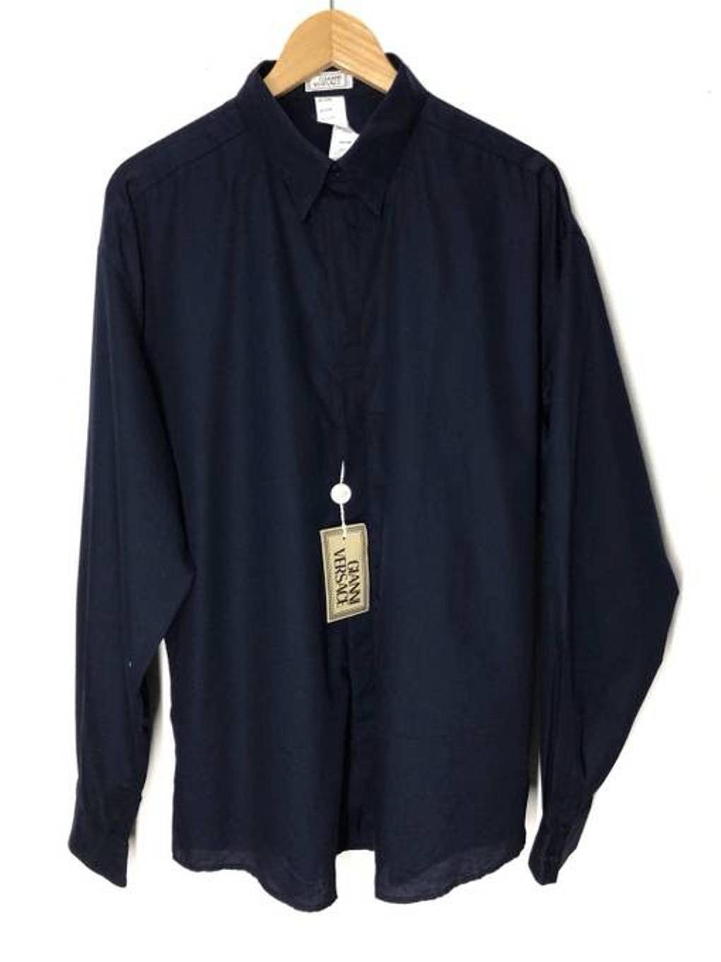 Versace × Versace Jeans Couture 🔥Gianni Versace Long Sleeve Shirt Button Up Cotton🔥 Size US L / EU 52-54 / 3 - 1 Thumbnail