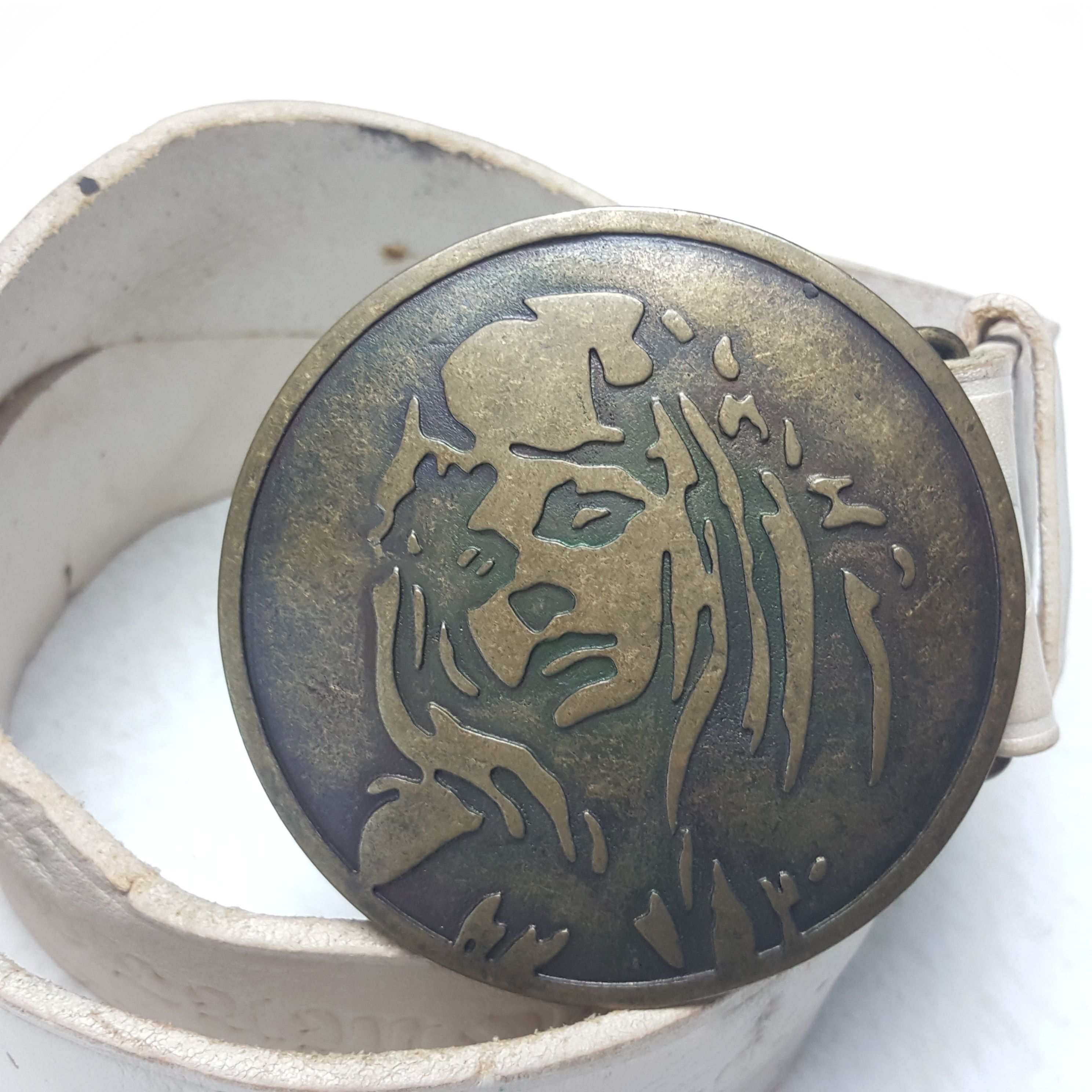 Hysteric Glamour × Japanese Brand × Vintage Vintage Hysteric Glamour Head Logo Leather Belts Size 32 - 2 Thumbnail