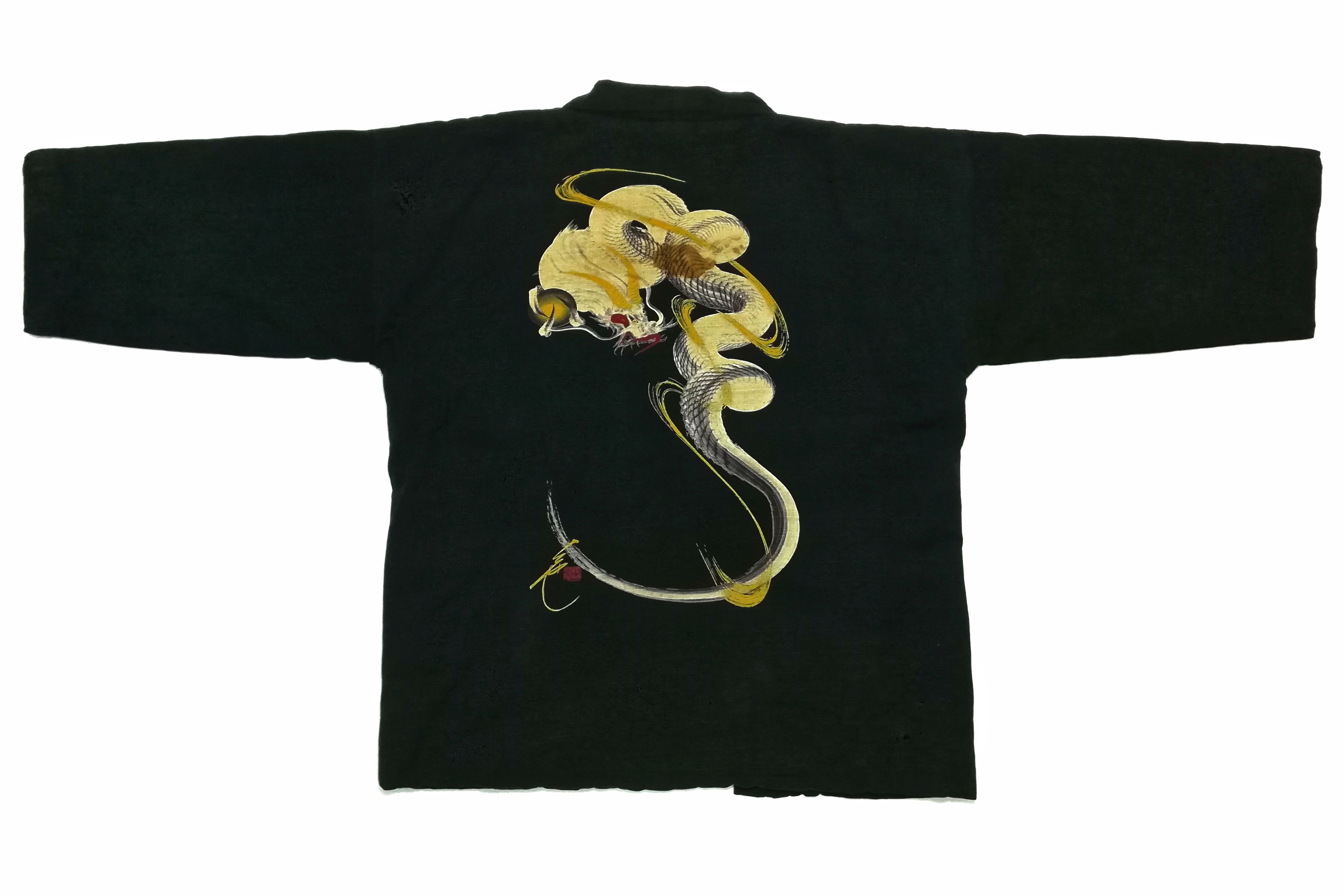 Art Comes First 🔥Kimono Japan Dragon Print Japanese Traditional Wear🔥 Size US L / EU 52-54 / 3 - 3 Thumbnail